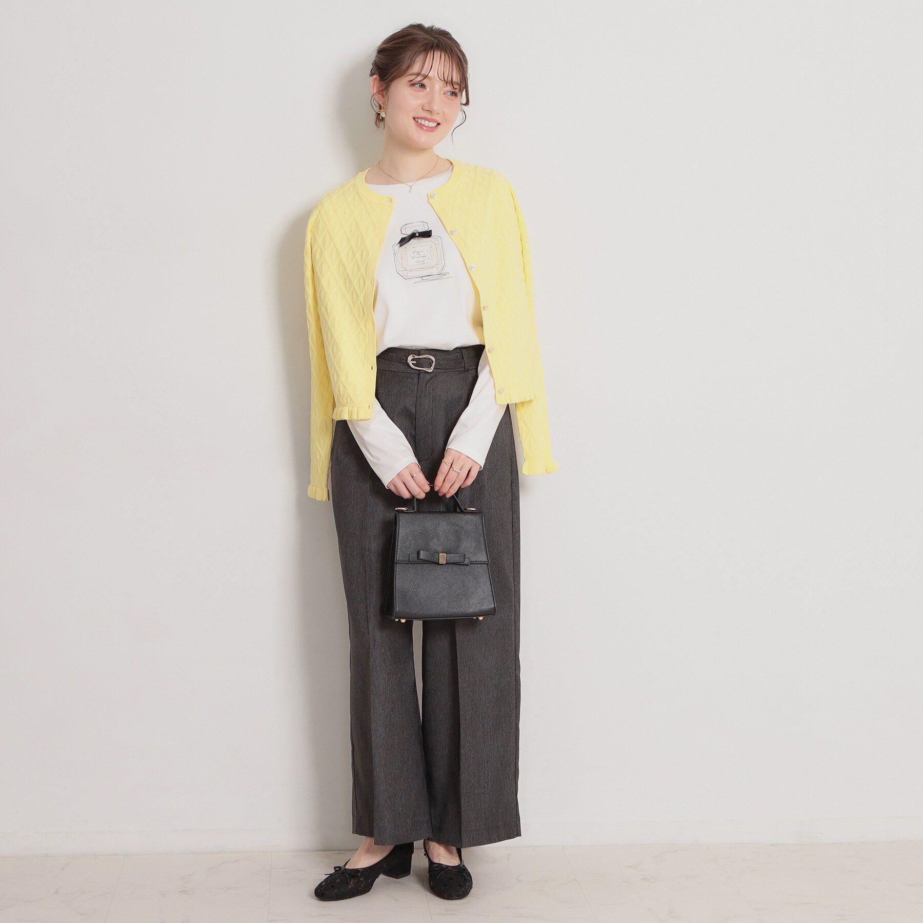 Couture broach「【綿100％・洗える】パリジェンヌ プリントTシャツ」|Tシャツ・カットソー|