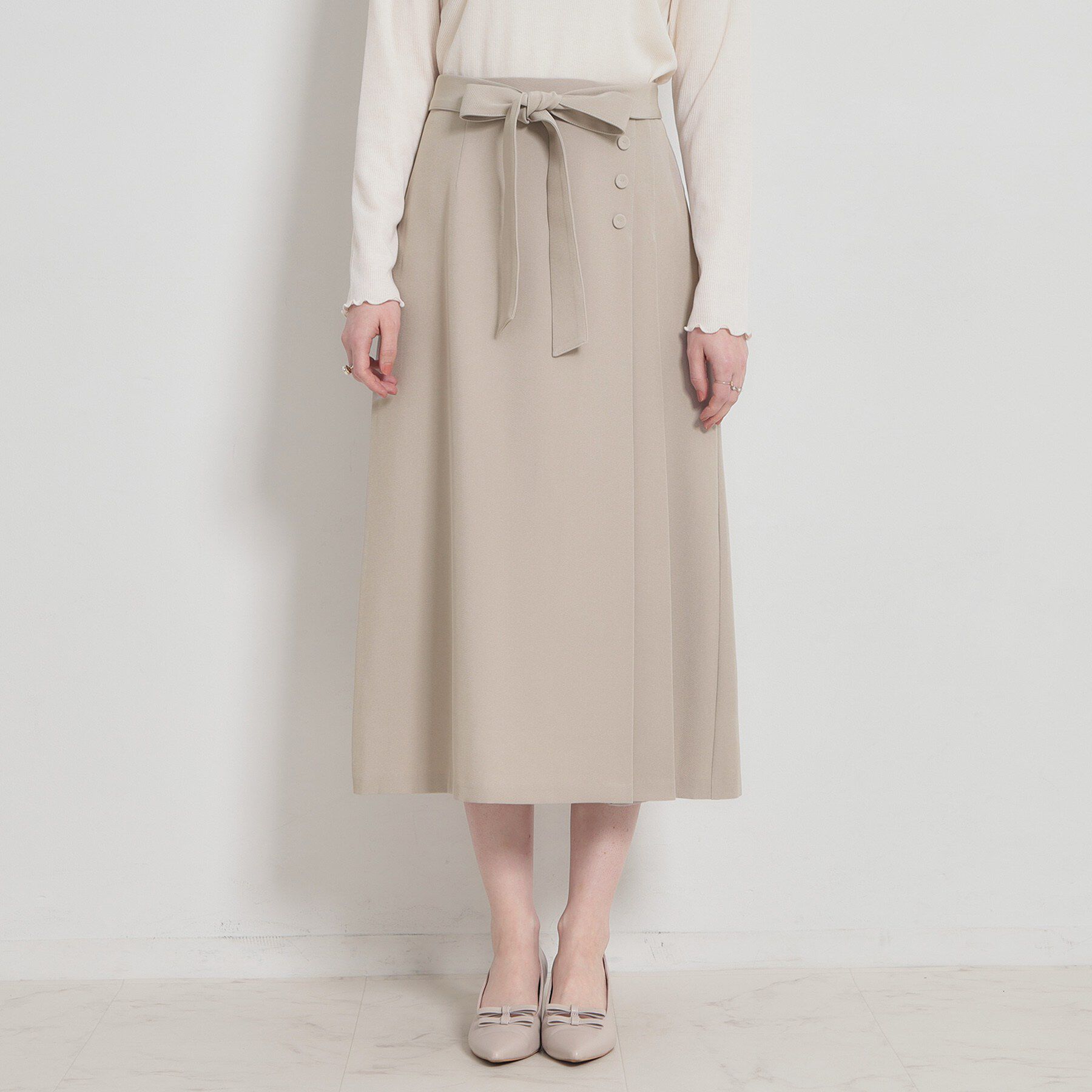 Couture broach「サイドタックナロースカート」|スカート|