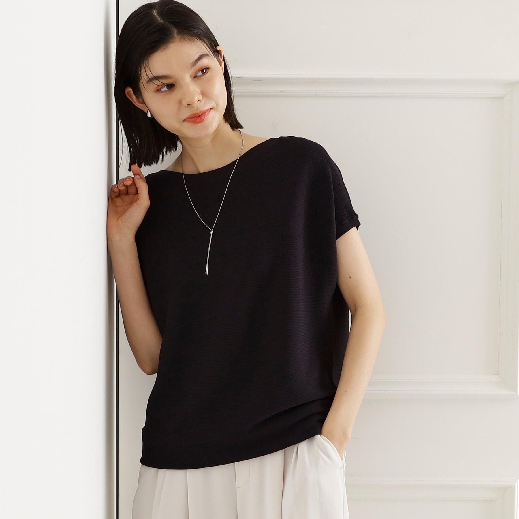 THE SHOP TK「【再入荷/6色展開】さらさらフレンチニット【毛玉になりにくい/洗濯機OK】」|ニット・セーター|