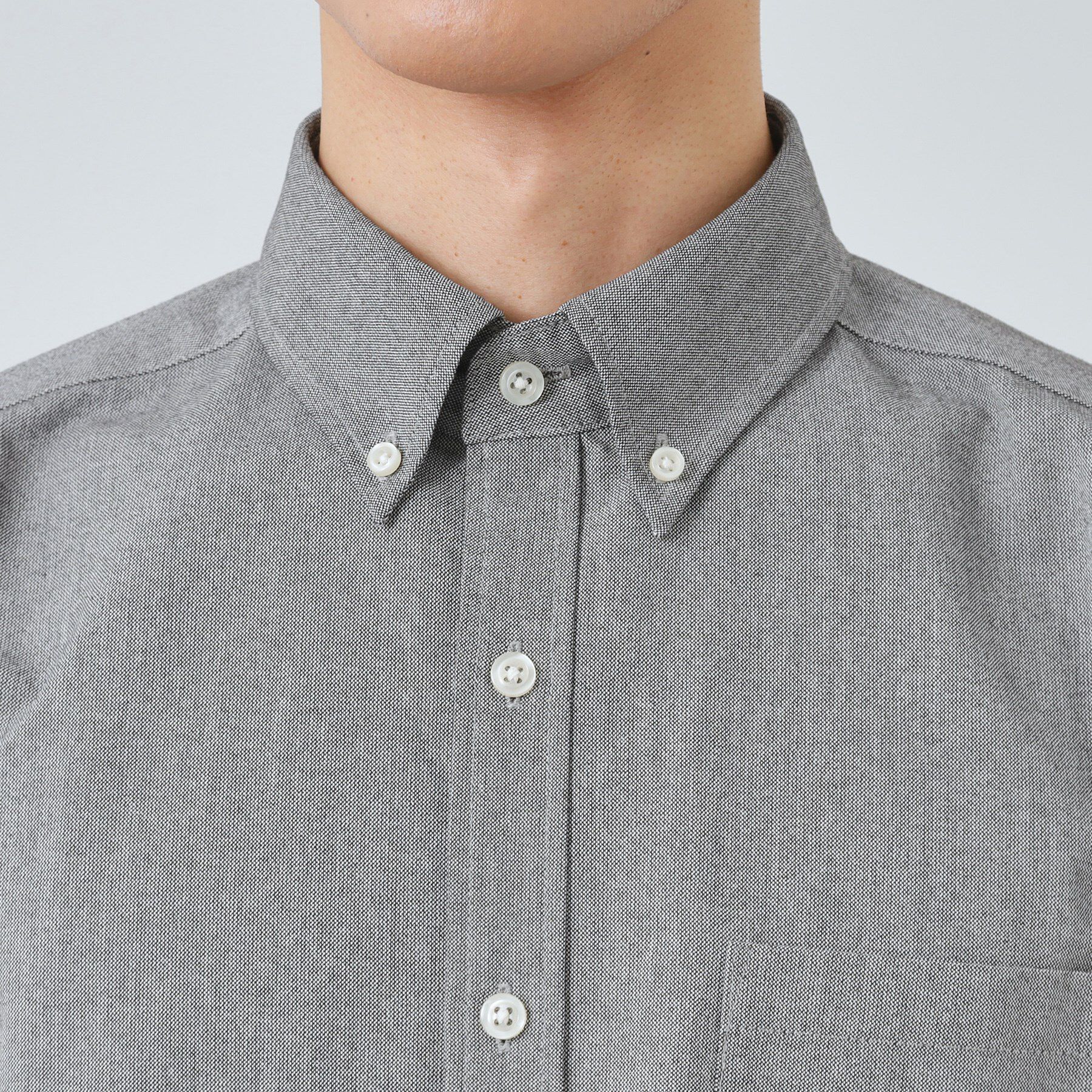 THE SHOP TK「【ON/OFF兼用】シャンブレー オックスシャツ 洗濯機OK / 吸水速乾 / 汗じみ防止」|シャツ・ブラウス|