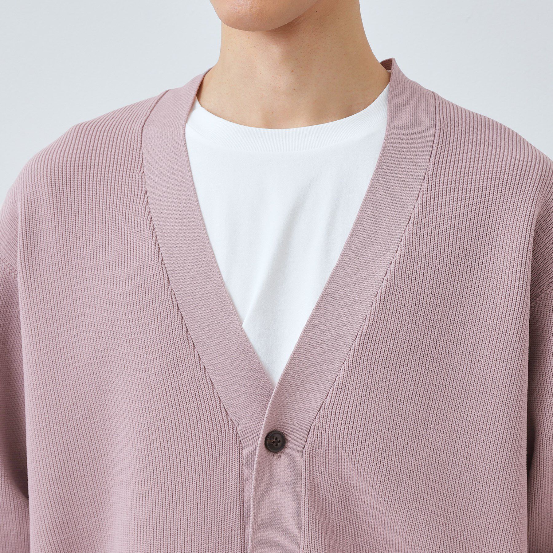 THE SHOP TK「【季節の変わり目に最適】ニットカーディガン ドライタッチ／軽量」|カーディガン|