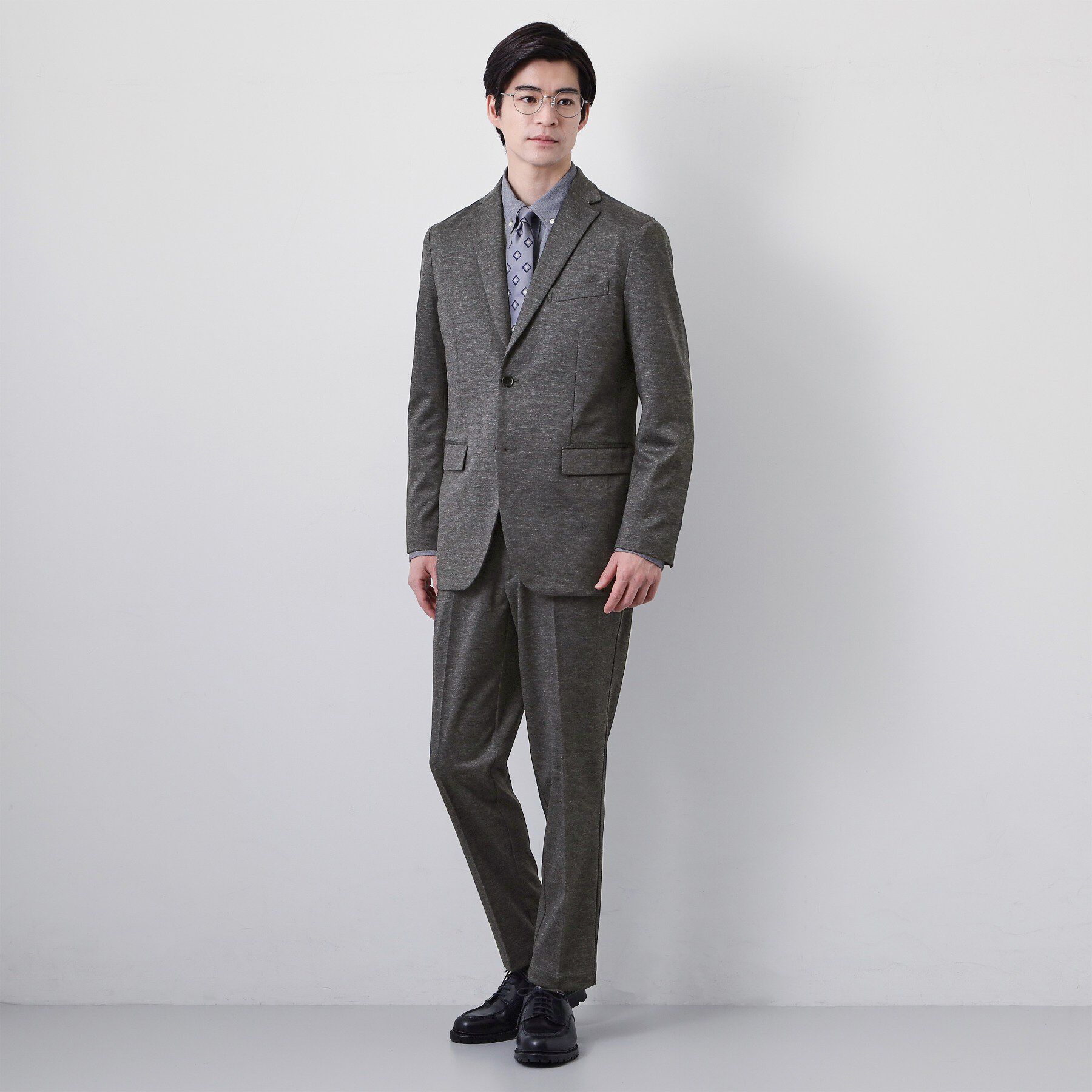 THE SHOP TK「【動きやすい、快適ビジネススラックス】TRジャージ スラックス　セットアップ可/洗濯機OK/ストレッ」|その他|