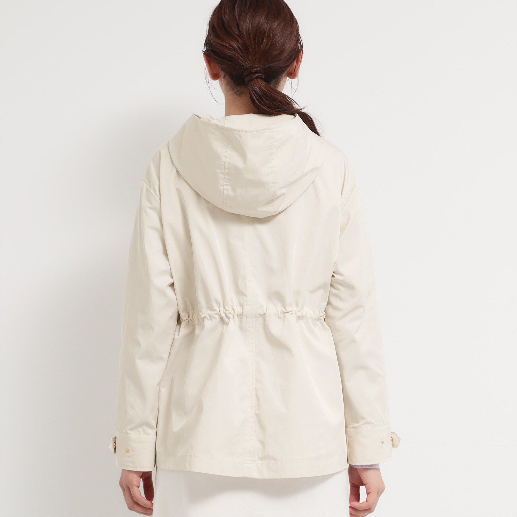 THE SHOP TK「【フェミニンにもクールにも】ウエストドロストマウンテンパーカー」|ブルゾン・スタジャン|