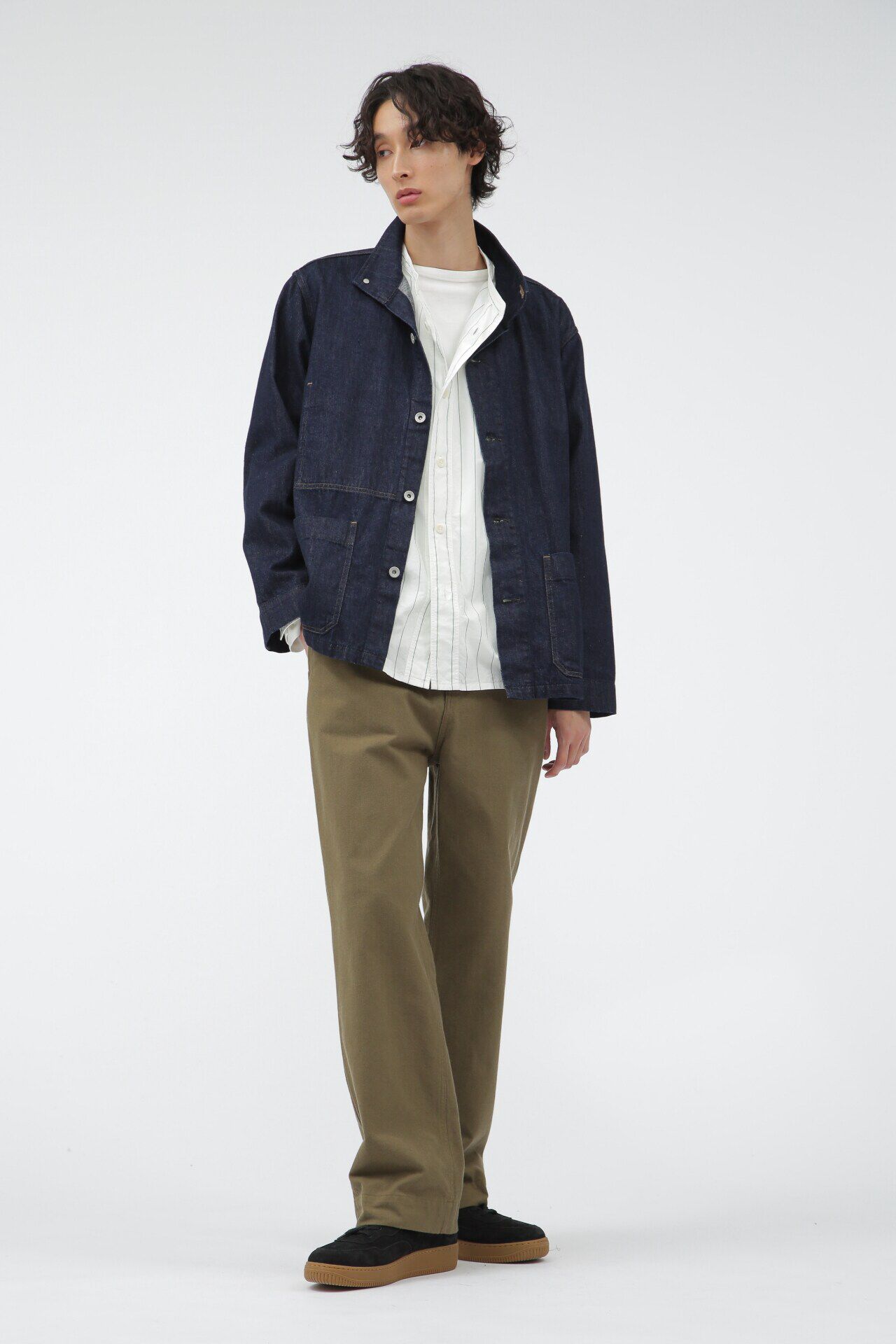 MHL.「CANTON LIGHT DENIM」|ブルゾン・スタジャン|