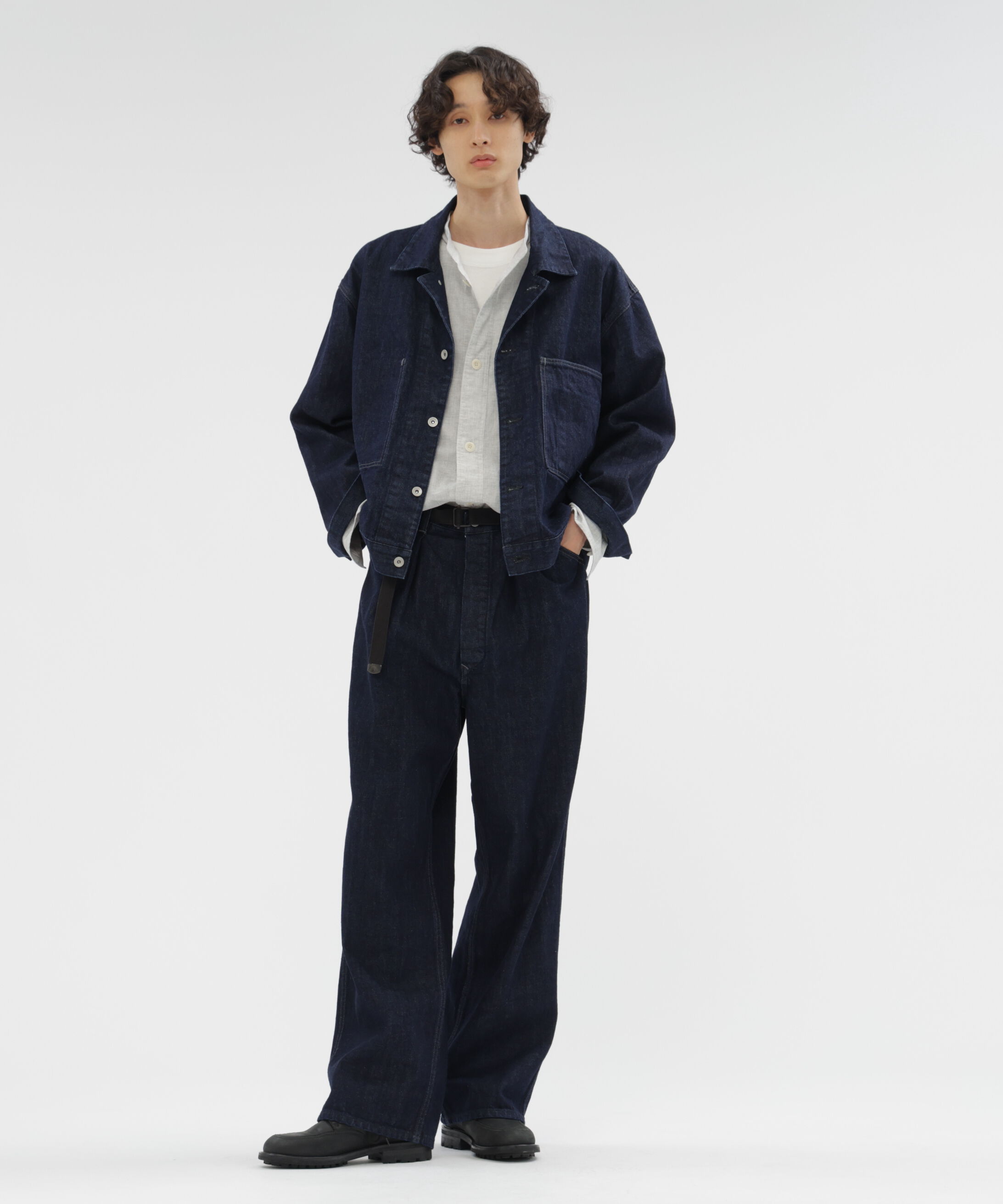 MHL.「CANTON DENIM BLOUSON」|ブルゾン・スタジャン|