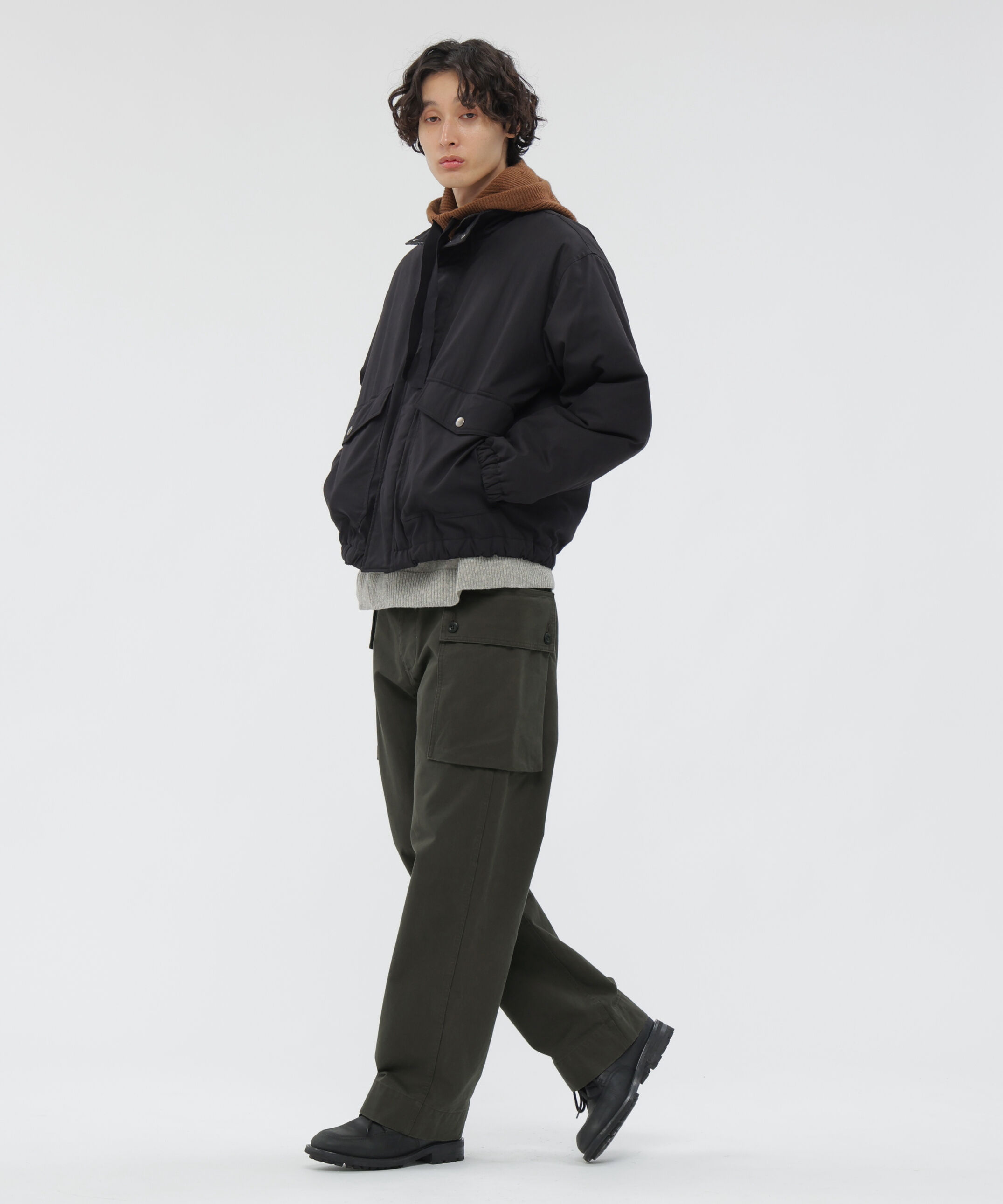 MHL.「LIGHTWEIGHT COTTON NYLON CANVAS BLOUSON」|ブルゾン・スタジャン|
