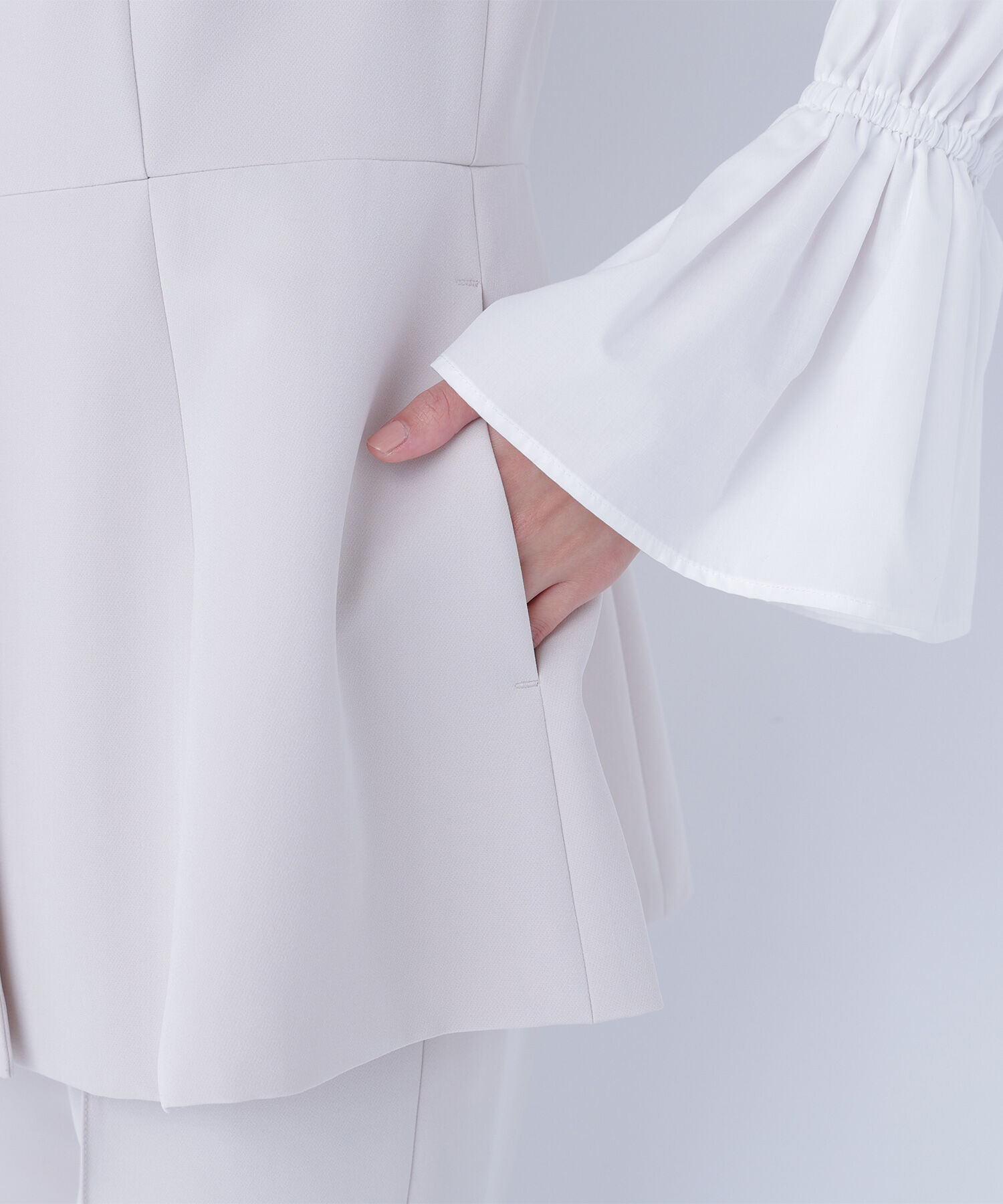  「フロントボタンペプラムジレ SETUP」|ブルゾン・スタジャン|