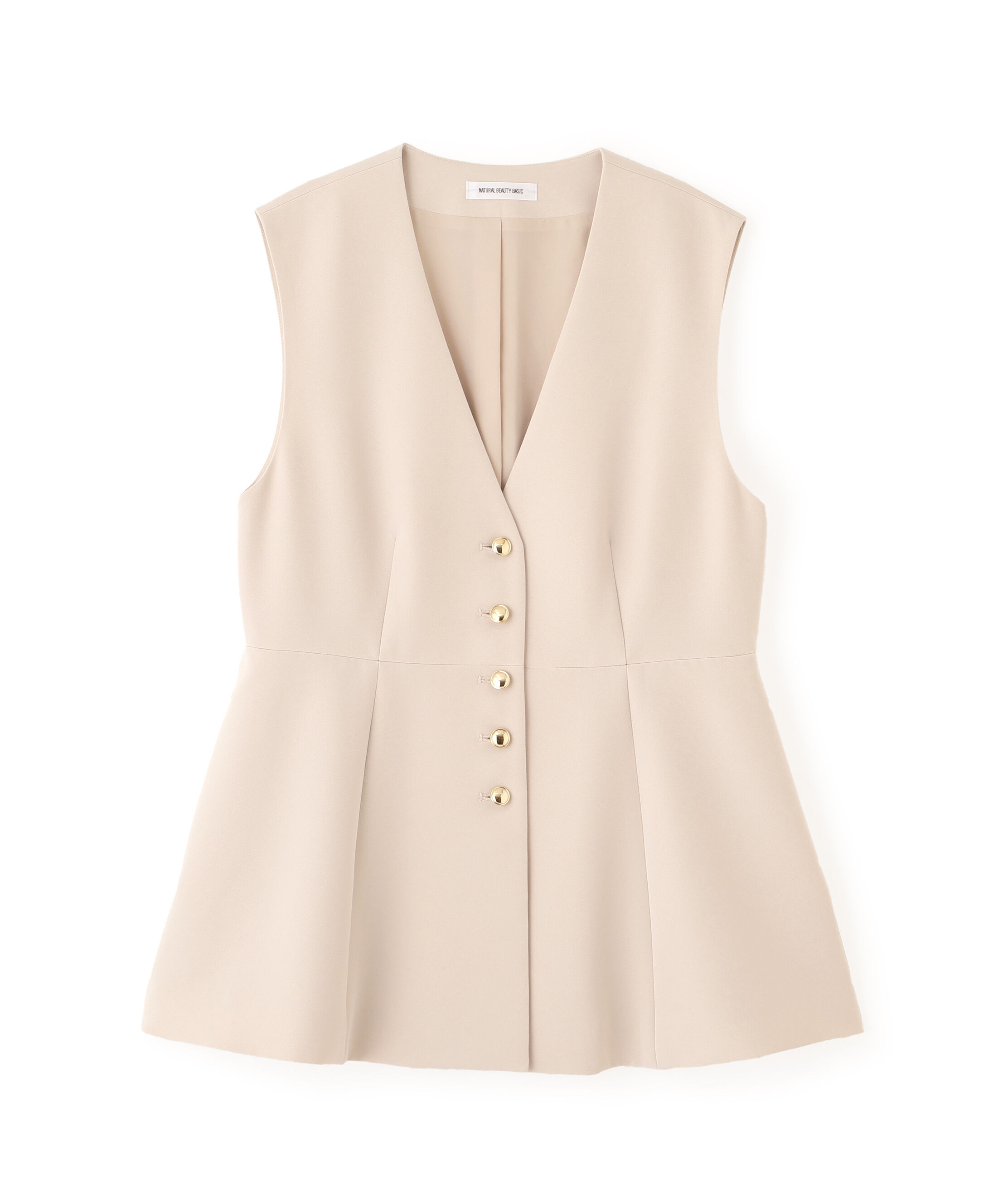  「フロントボタンペプラムジレ SETUP」|ブルゾン・スタジャン|