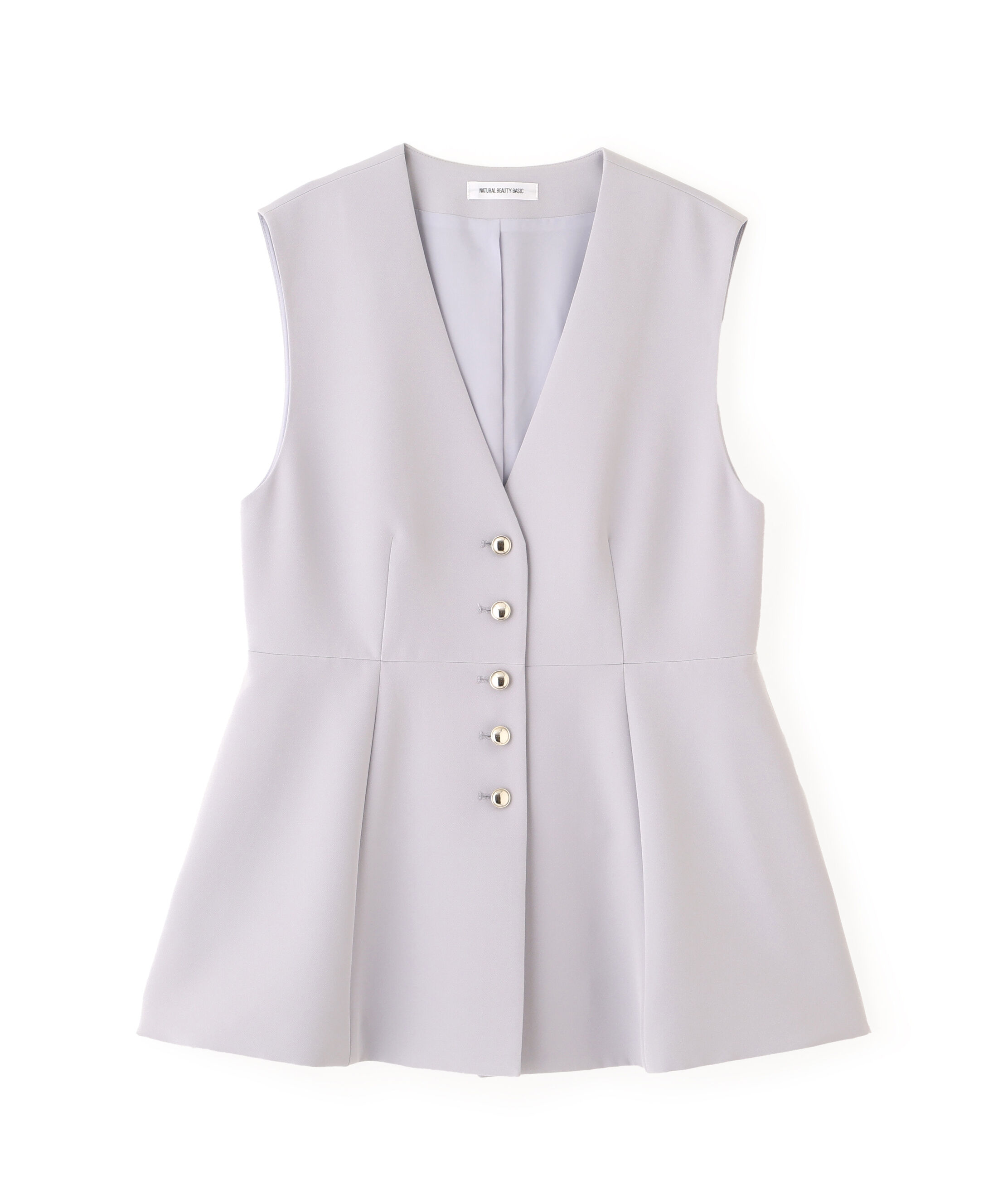  「フロントボタンペプラムジレ SETUP」|ブルゾン・スタジャン|