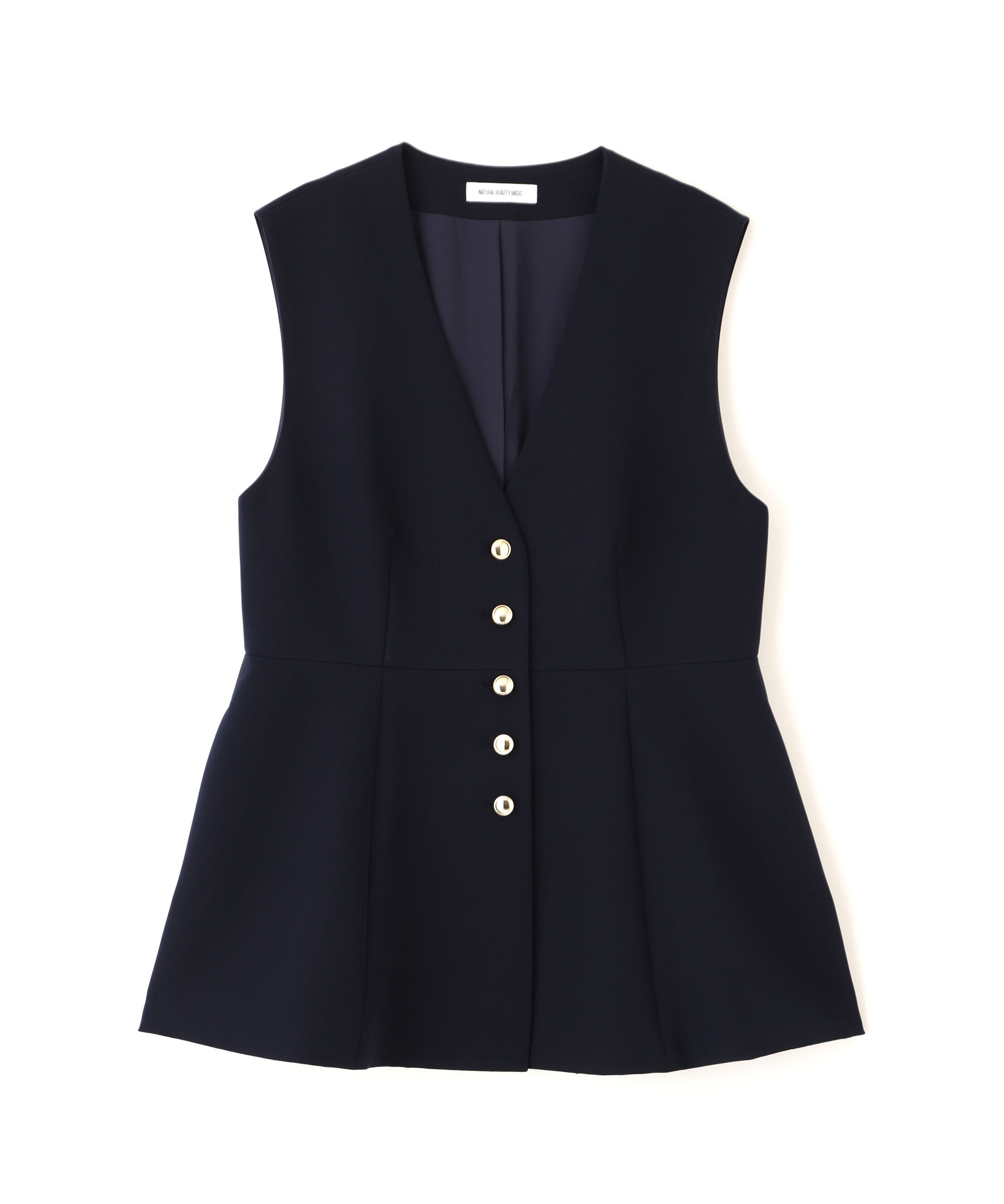  「フロントボタンペプラムジレ SETUP」|ブルゾン・スタジャン|