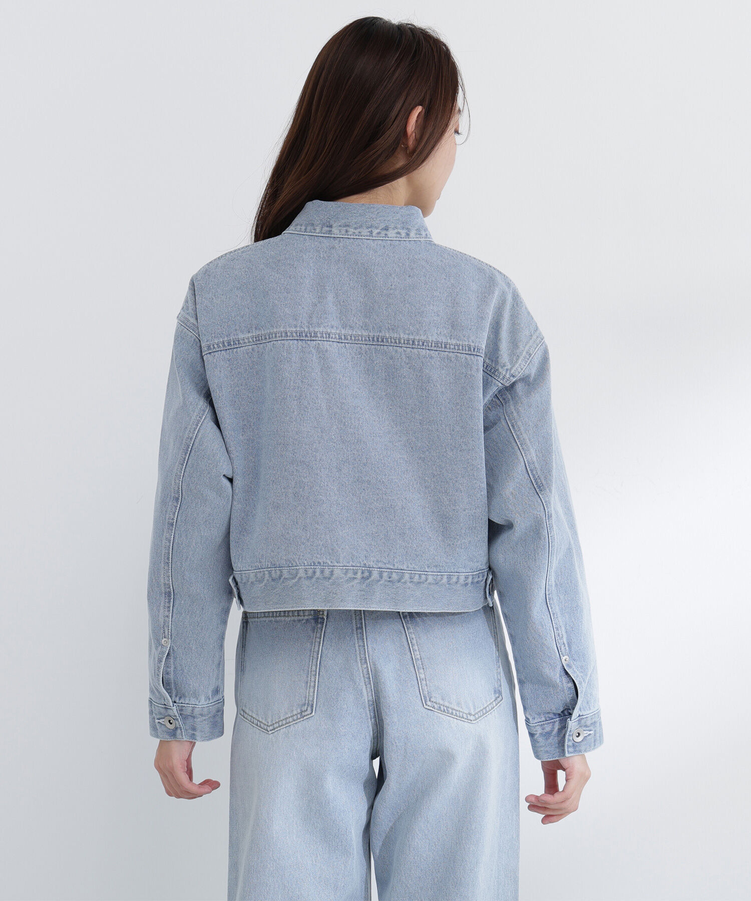  「ショートデニムジャケット」|ブルゾン・スタジャン|