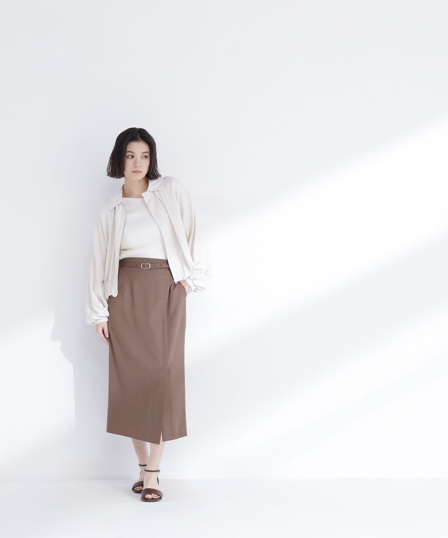  「ステンカラーバルーンブルゾン」|ブルゾン・スタジャン|