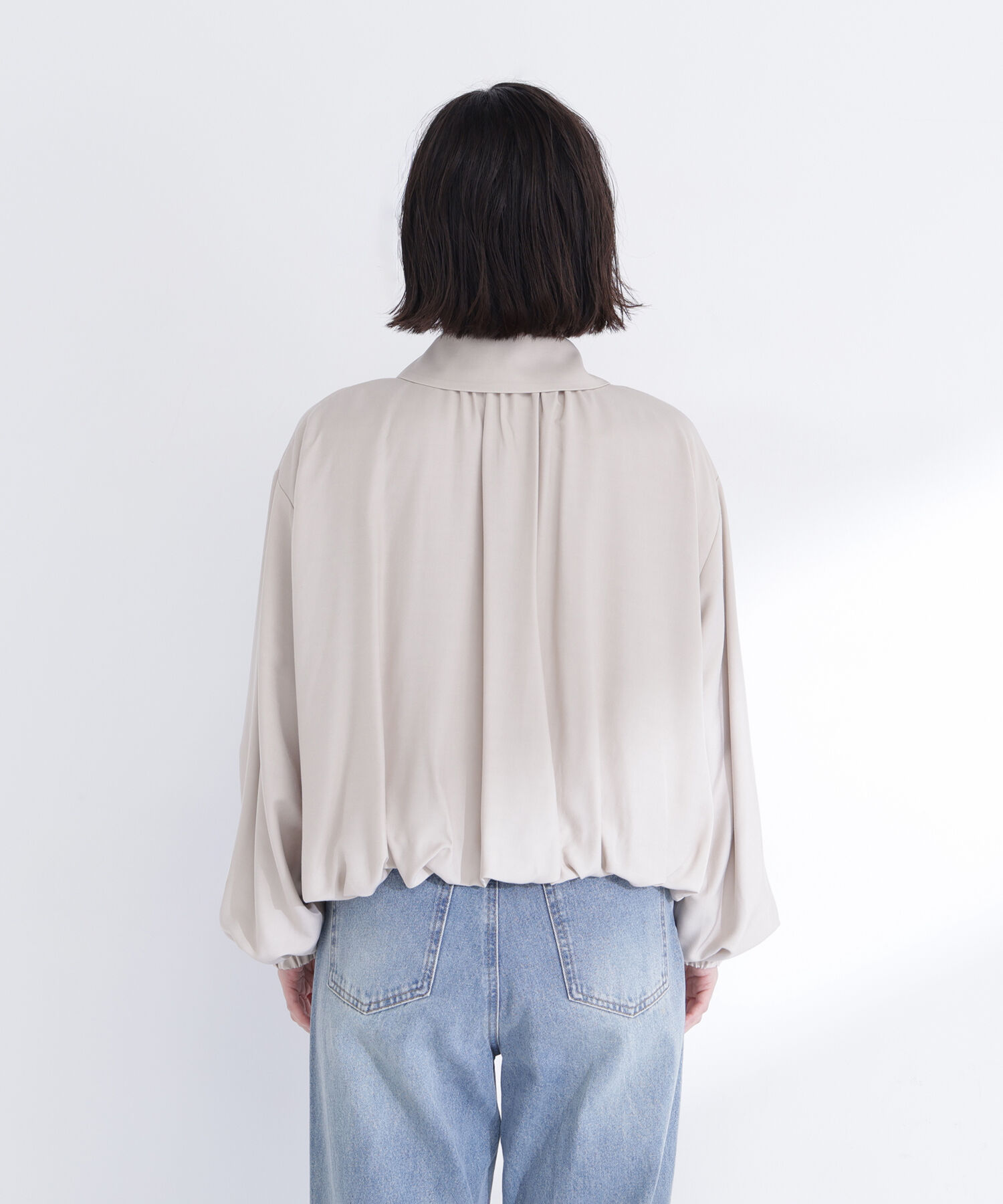  「ステンカラーバルーンブルゾン」|ブルゾン・スタジャン|