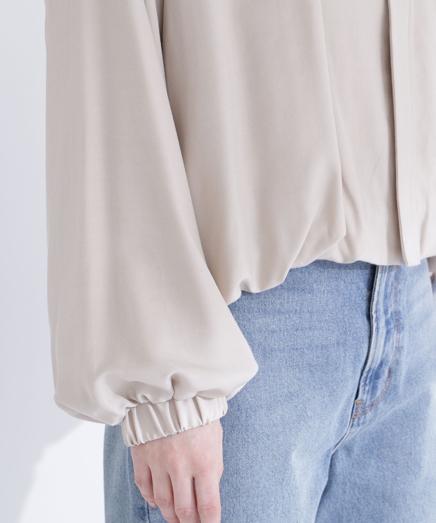  「ステンカラーバルーンブルゾン」|ブルゾン・スタジャン|