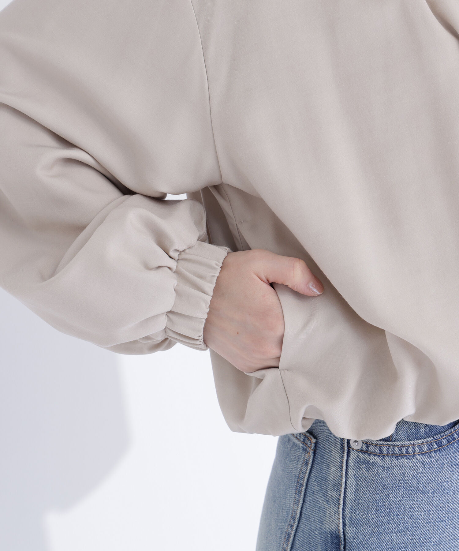  「ステンカラーバルーンブルゾン」|ブルゾン・スタジャン|