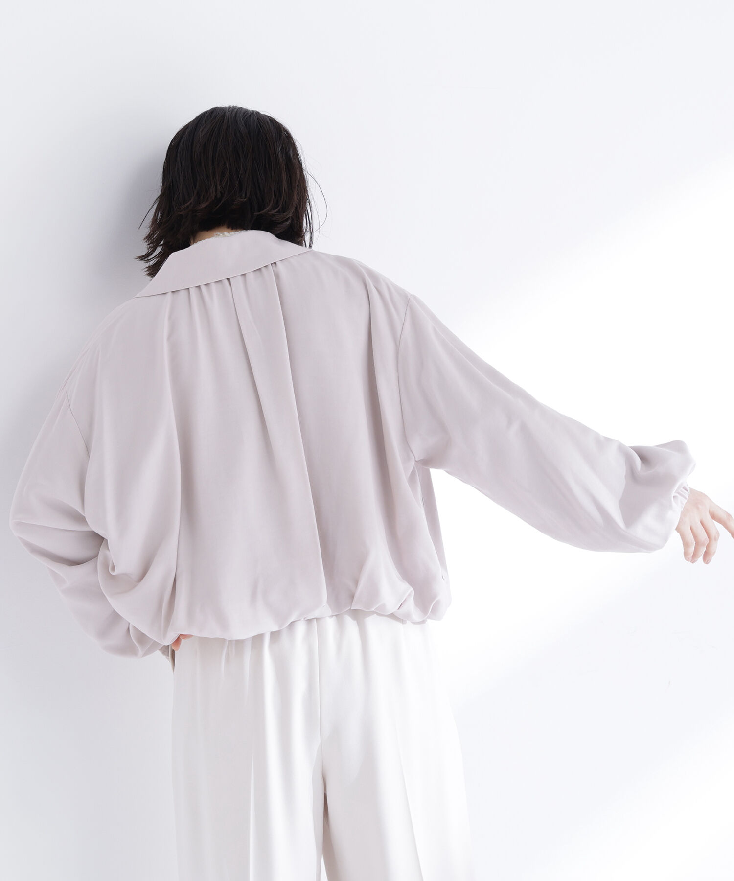  「ステンカラーバルーンブルゾン」|ブルゾン・スタジャン|