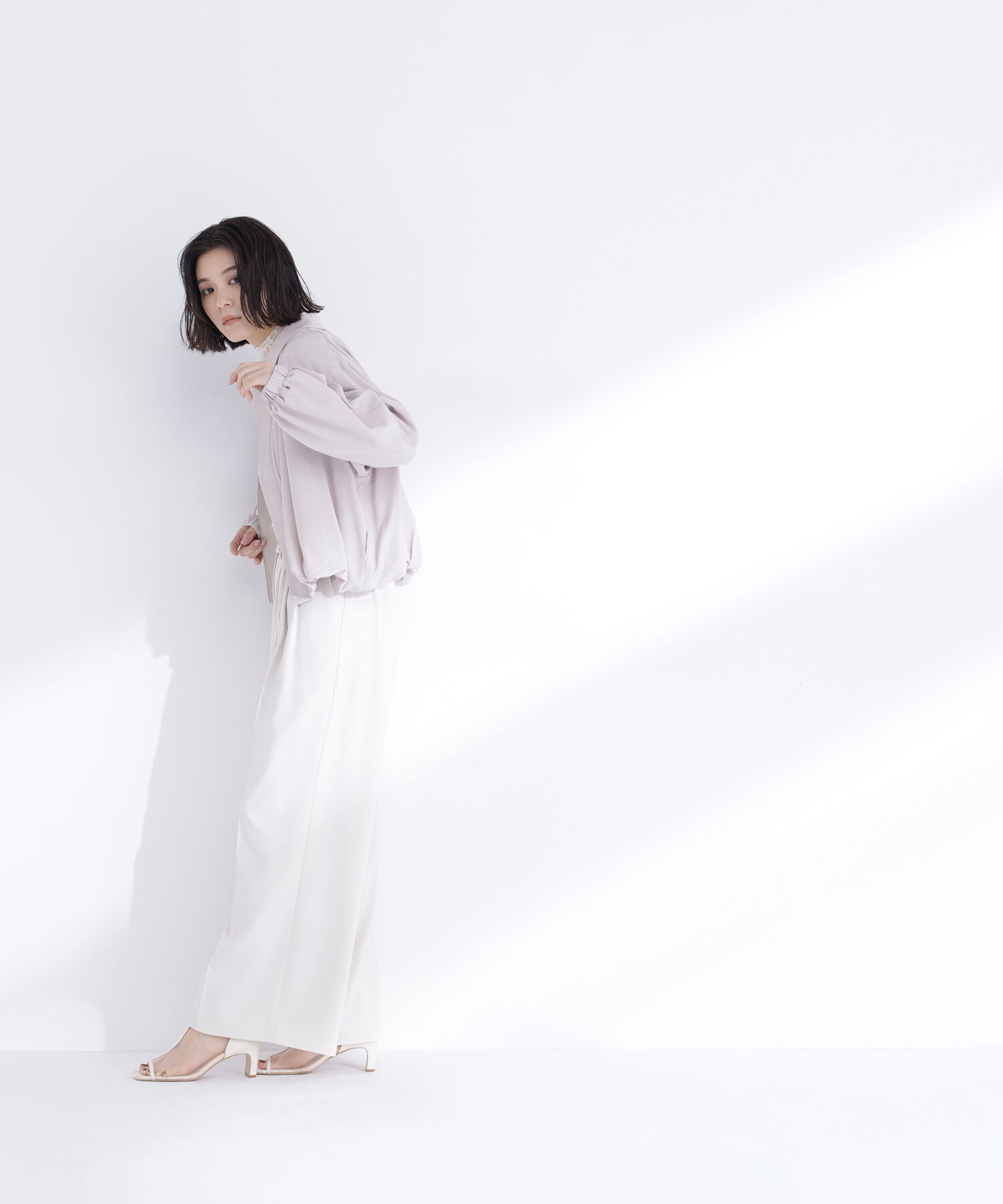  「ステンカラーバルーンブルゾン」|ブルゾン・スタジャン|