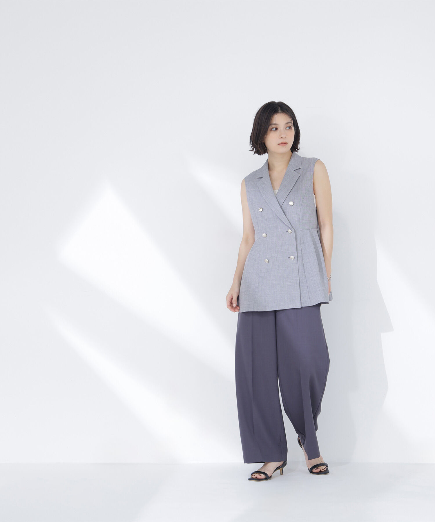  「ペプラムテーラードジレ」|ブルゾン・スタジャン|