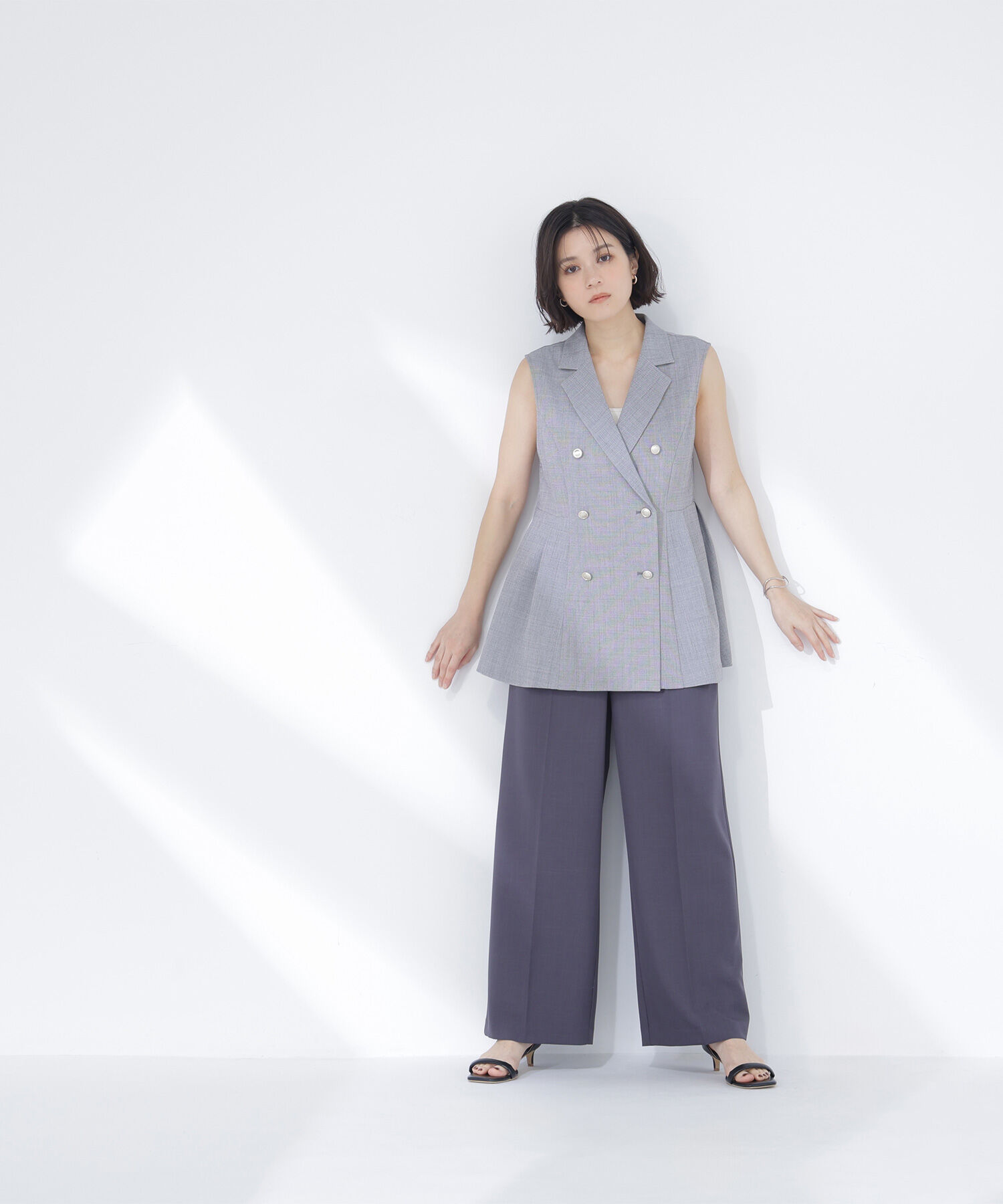  「ペプラムテーラードジレ」|ブルゾン・スタジャン|