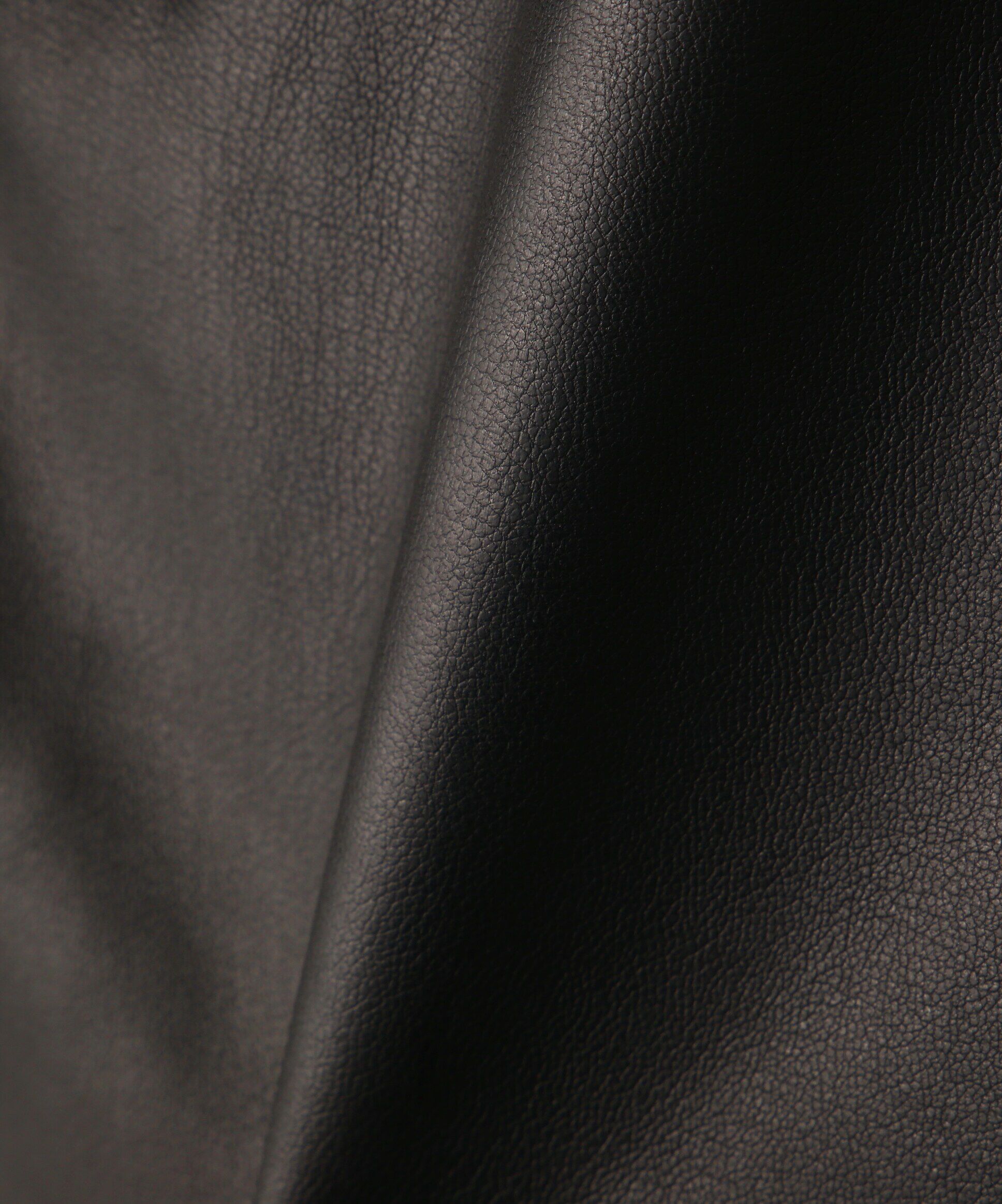  「フェイクレザーライダースジレ」|ブルゾン・スタジャン|