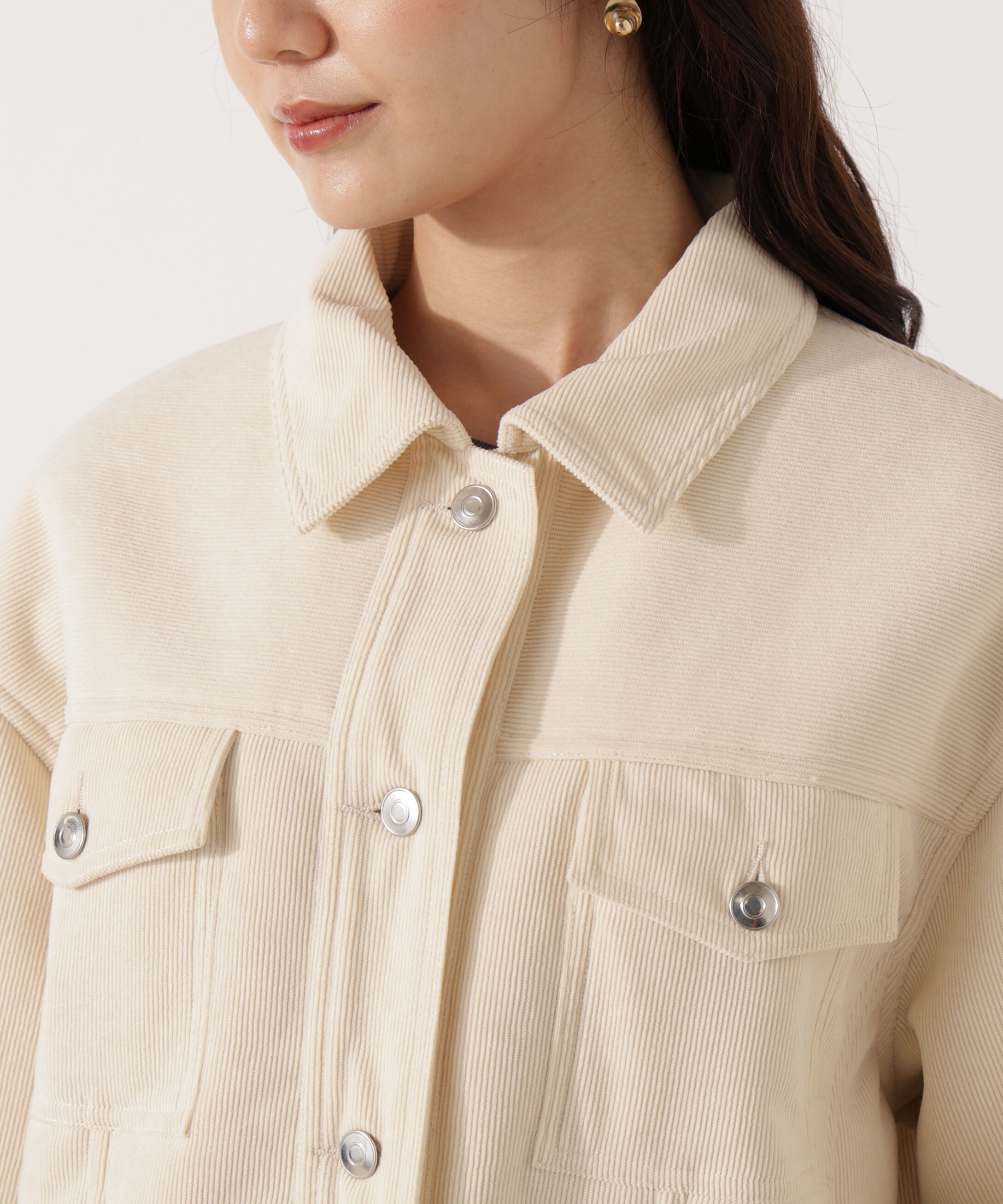 PROPORTION BODY DRESSING「コーデュロイブルゾン 25AW」|ブルゾン・スタジャン|