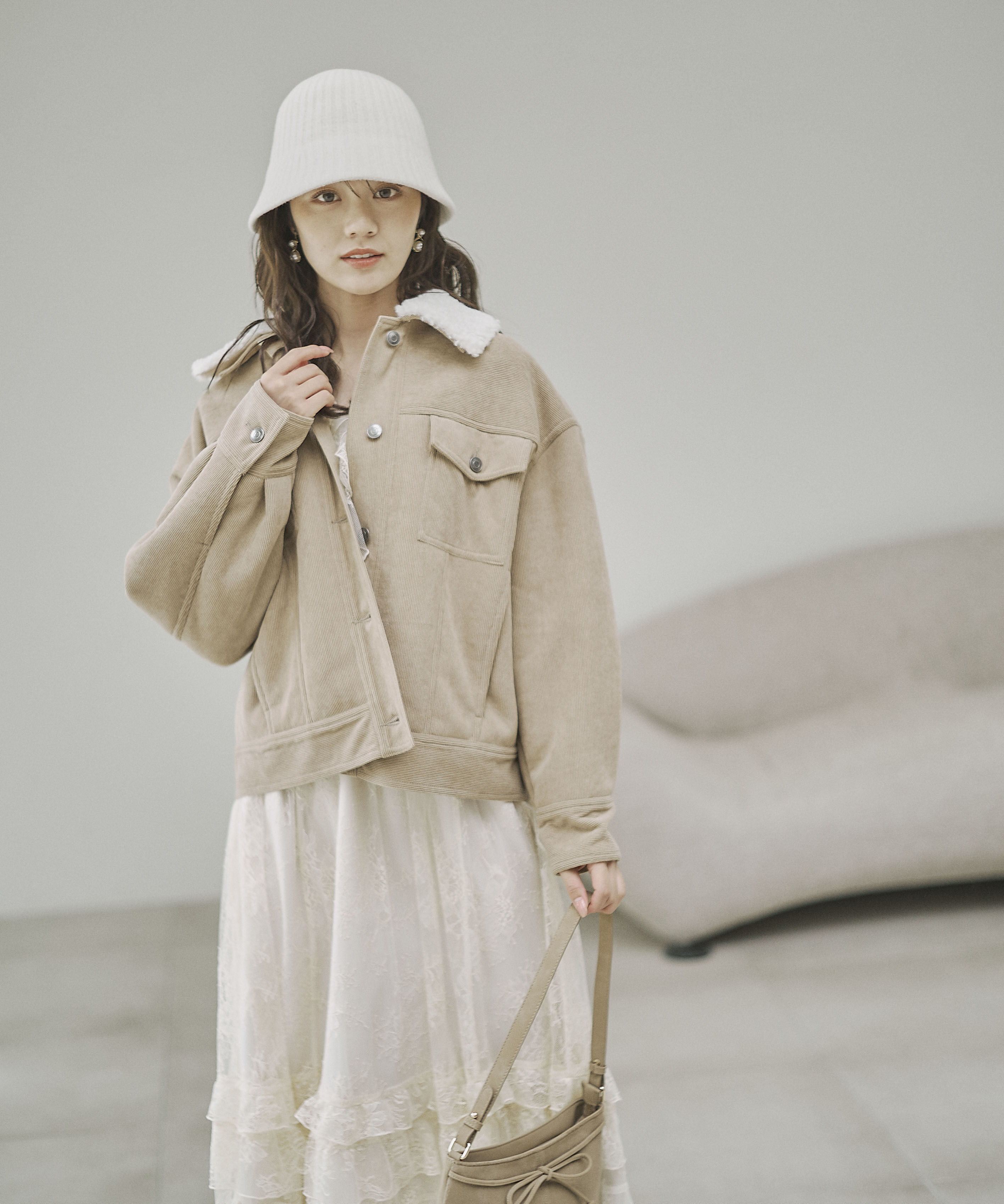 PROPORTION BODY DRESSING「コーデュロイブルゾン 25AW」|ブルゾン・スタジャン|