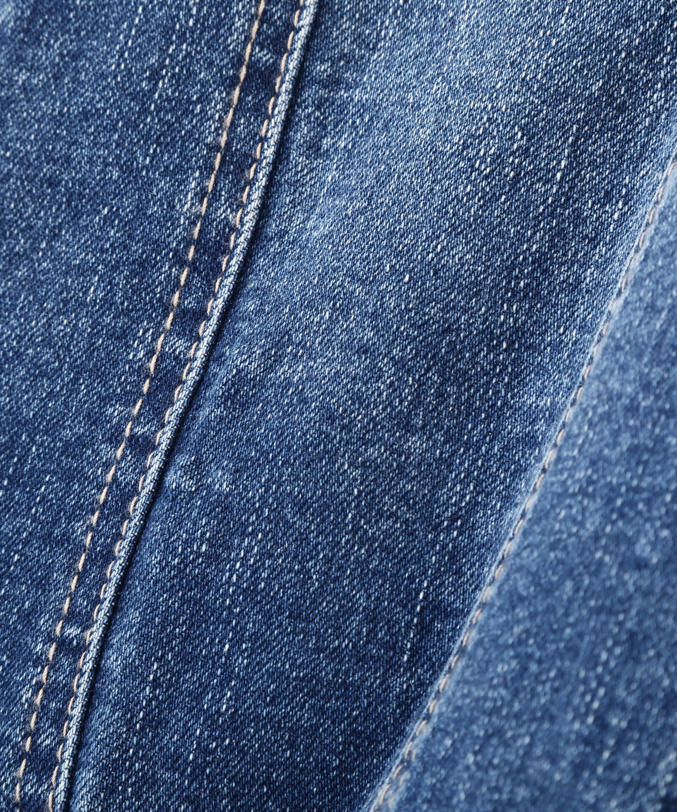  「ルーズカラーデニムジャケット」|ブルゾン・スタジャン|