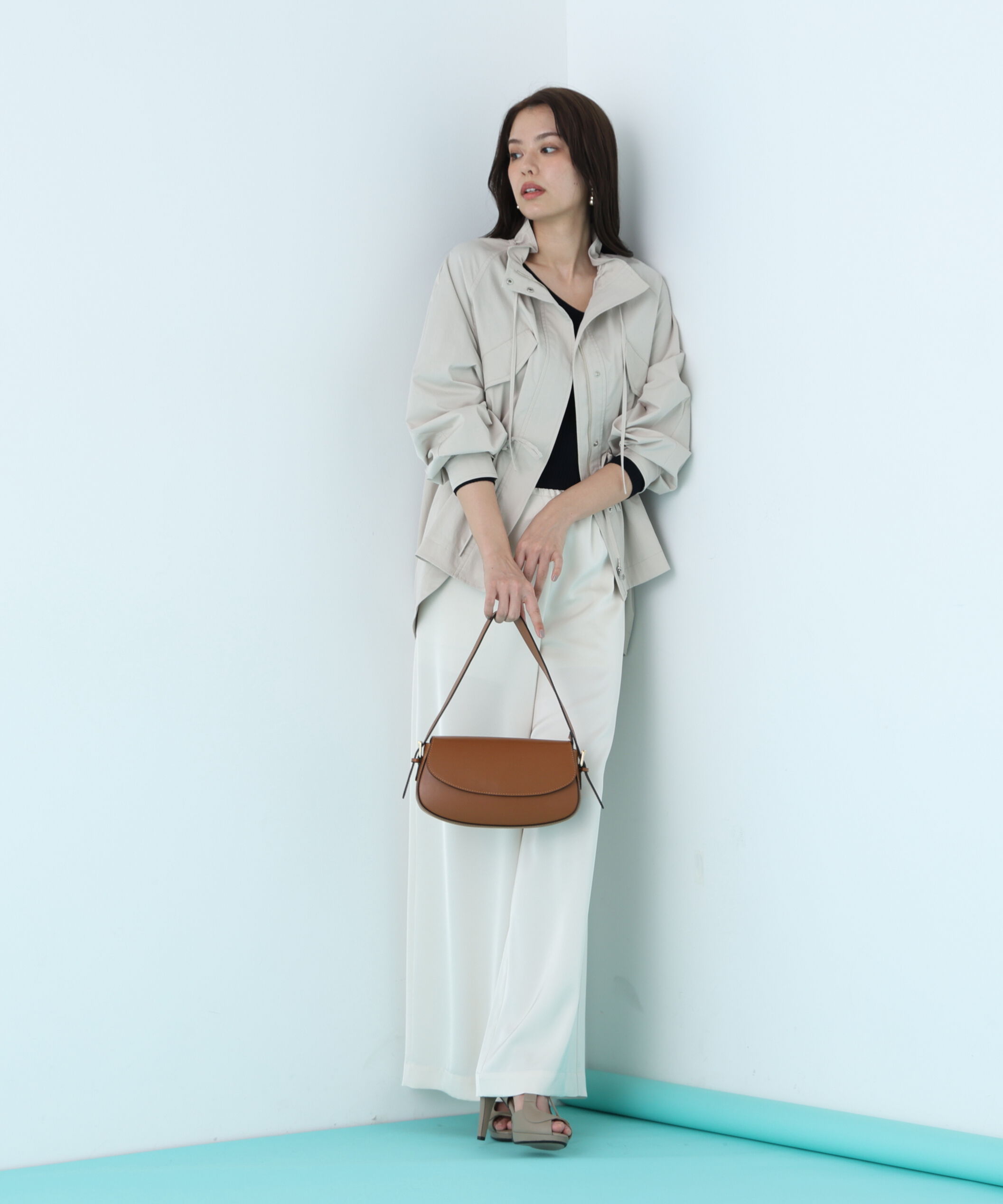  「［WEB限定カラー］ストレッチツイルマウンテンパーカー」|ブルゾン・スタジャン|