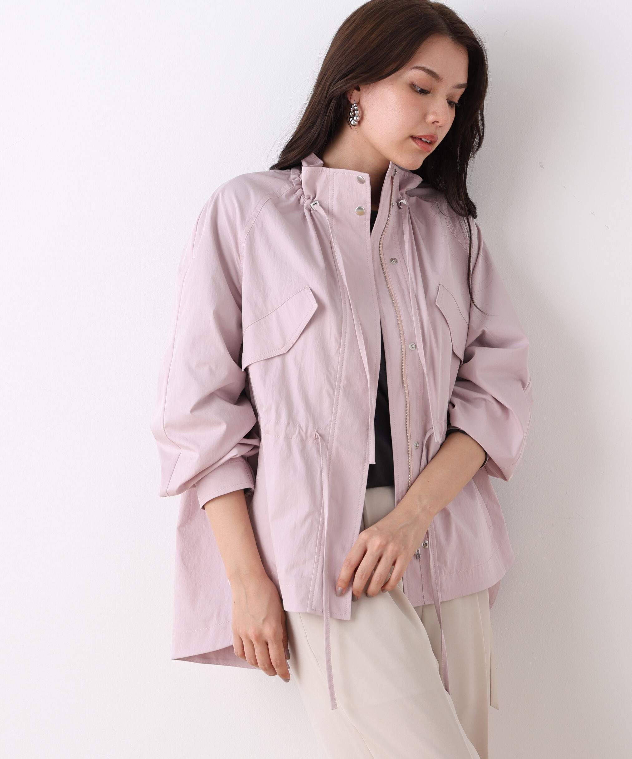  「［WEB限定カラー］ストレッチツイルマウンテンパーカー」|ブルゾン・スタジャン|