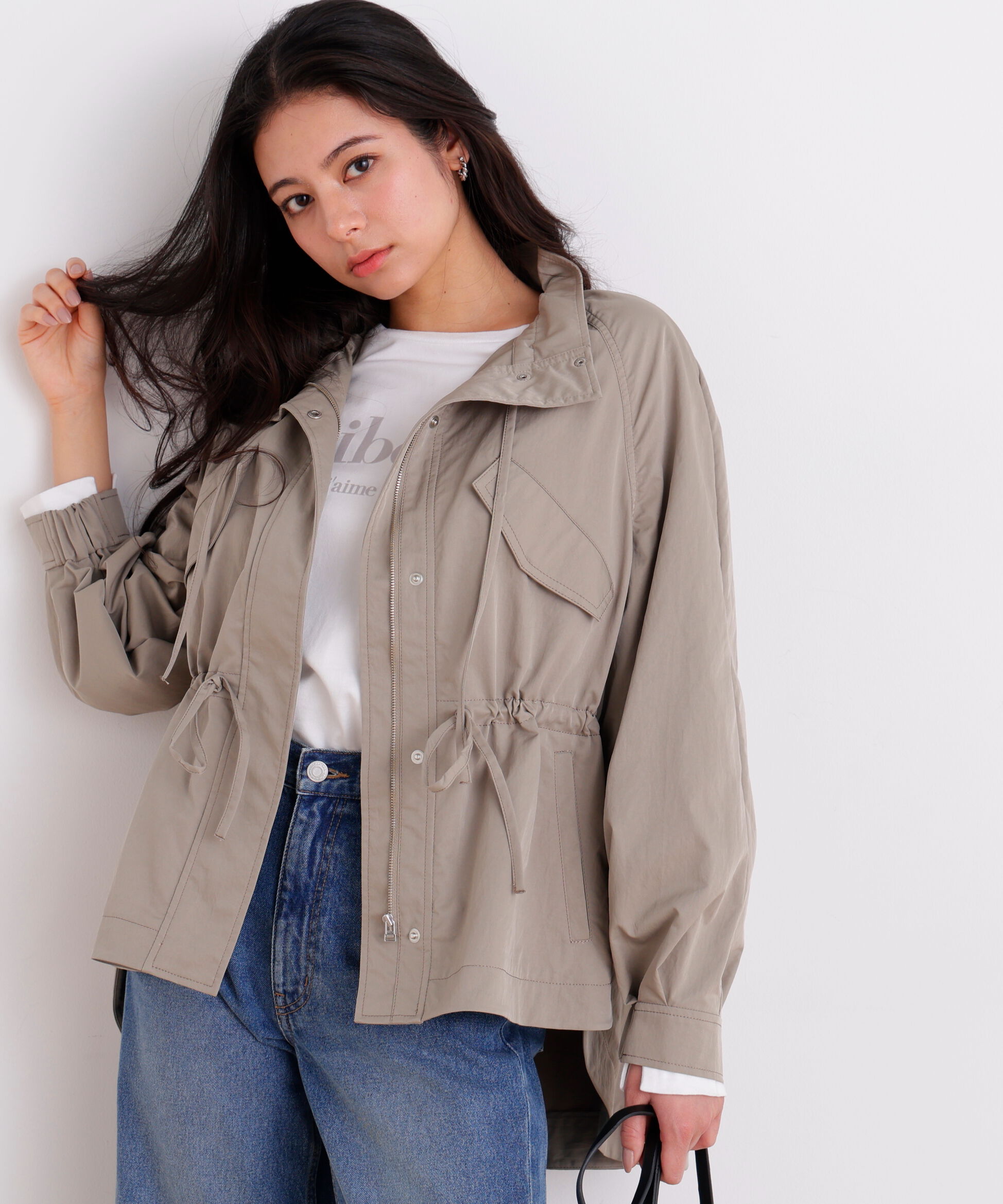  「［WEB限定カラー］ストレッチツイルマウンテンパーカー」|ブルゾン・スタジャン|