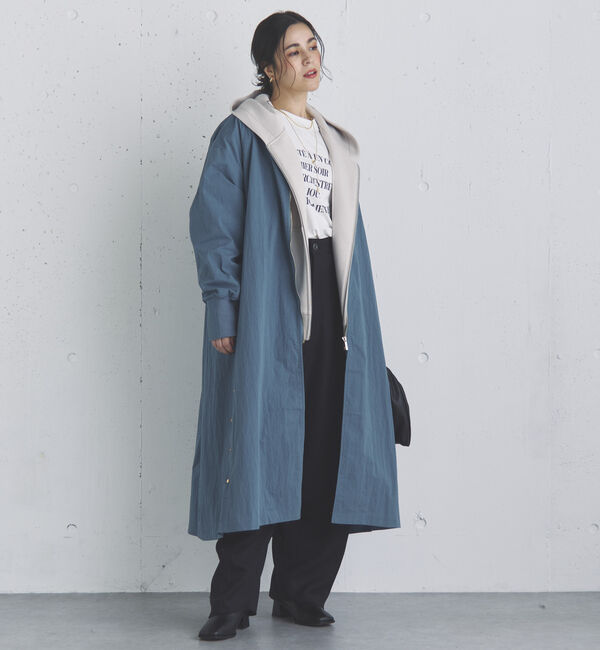 Doux archives「バックギャザーロングMA-1」|ブルゾン・スタジャン|