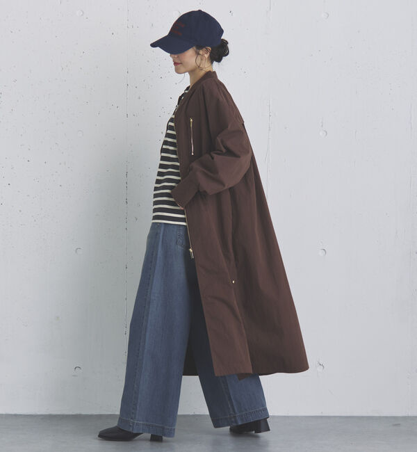 Doux archives「バックギャザーロングMA-1」|ブルゾン・スタジャン|