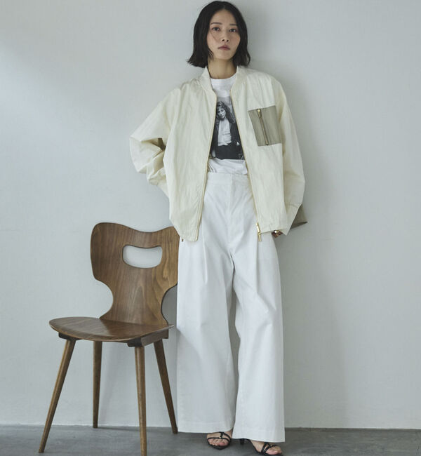 Doux archives「バックギャザーミドルMA-1」|ブルゾン・スタジャン|