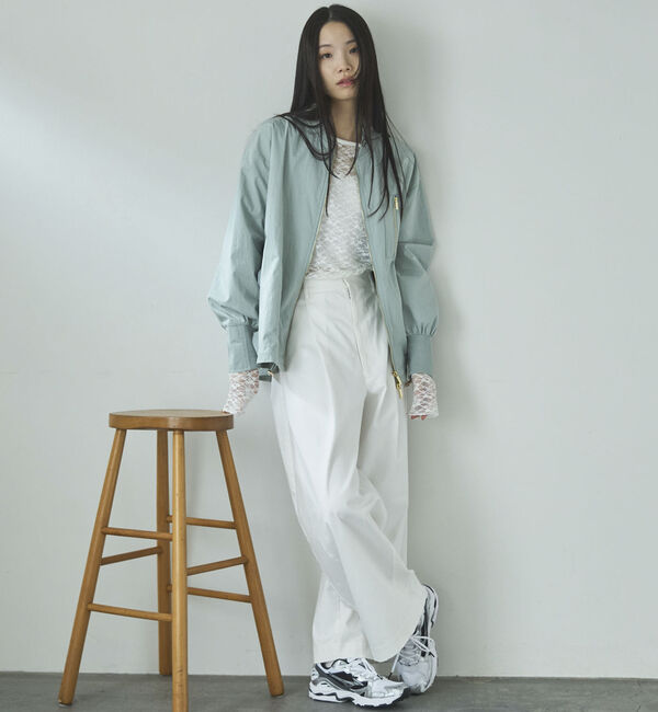 Doux archives「バックギャザーミドルMA-1」|ブルゾン・スタジャン|