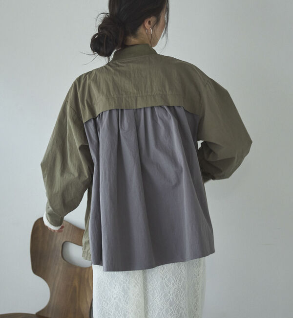 Doux archives「バックギャザーミドルMA-1」|ブルゾン・スタジャン|