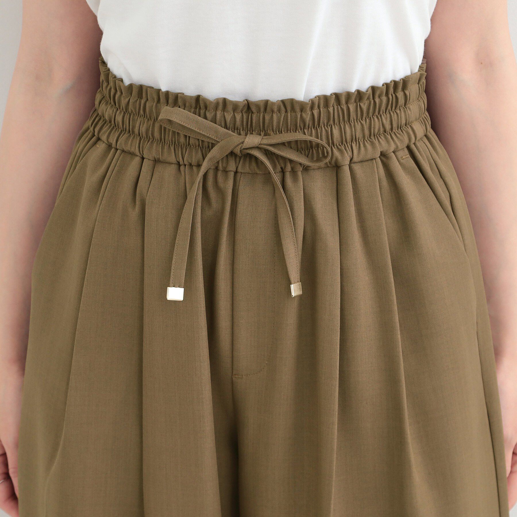 SHOO･LA･RUE「タックバギーカーブパンツ」|その他|