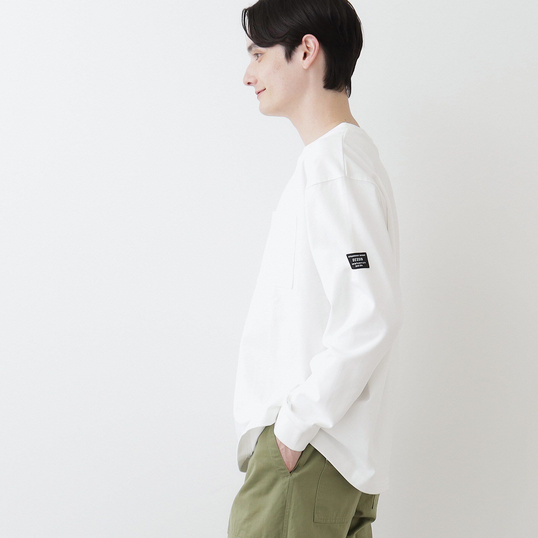 Dessin「【洗える】ヘビー天竺ロンT」|Tシャツ・カットソー|