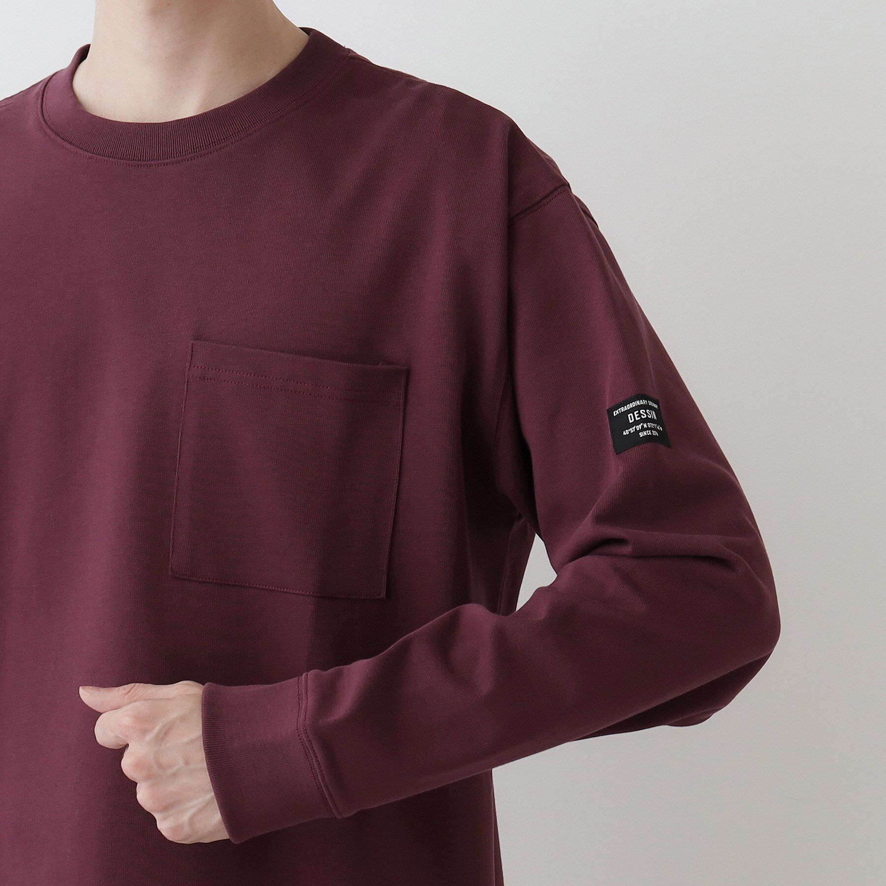 Dessin「【洗える】ヘビー天竺ロンT」|Tシャツ・カットソー|