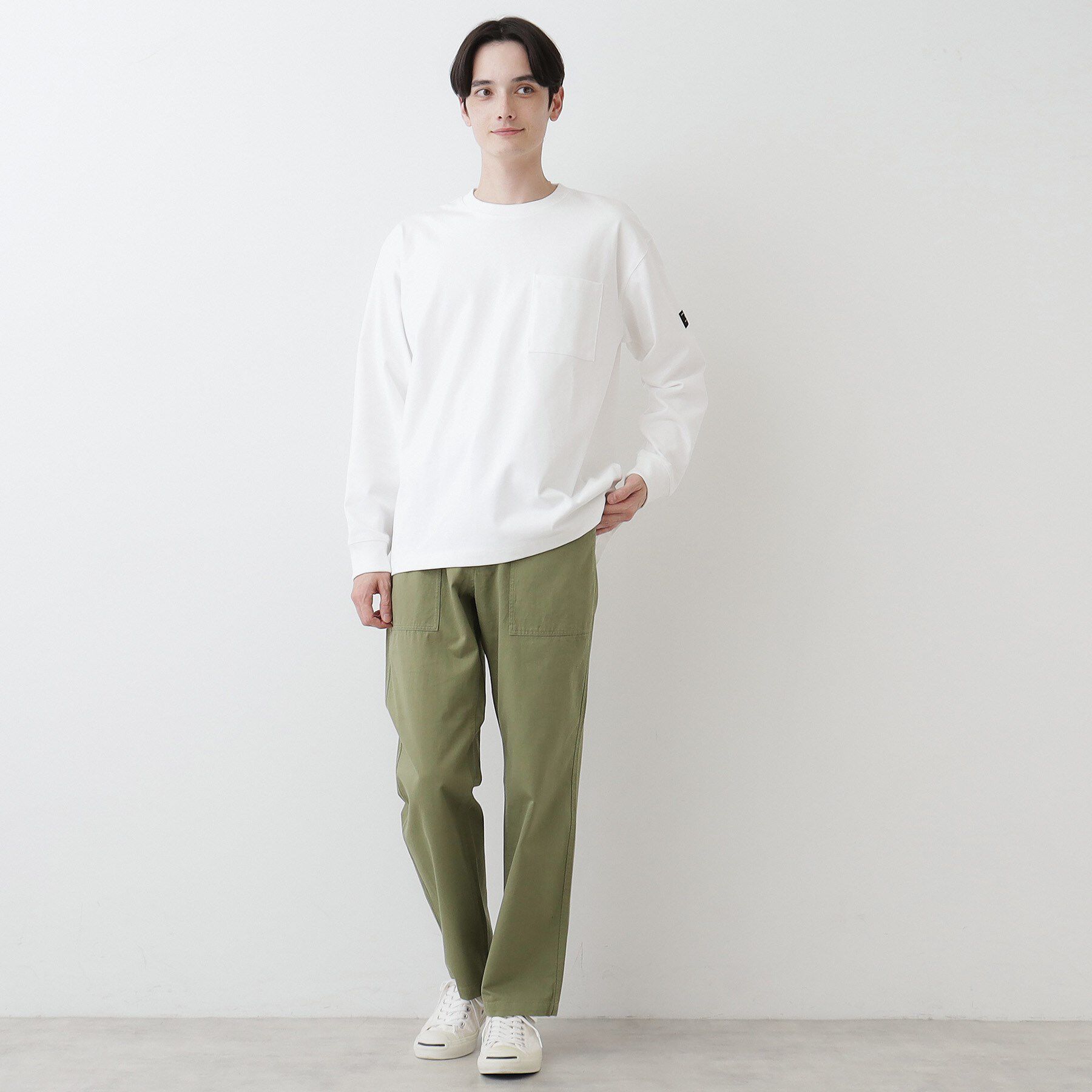 Dessin「【洗える】ヘビー天竺ロンT」|Tシャツ・カットソー|