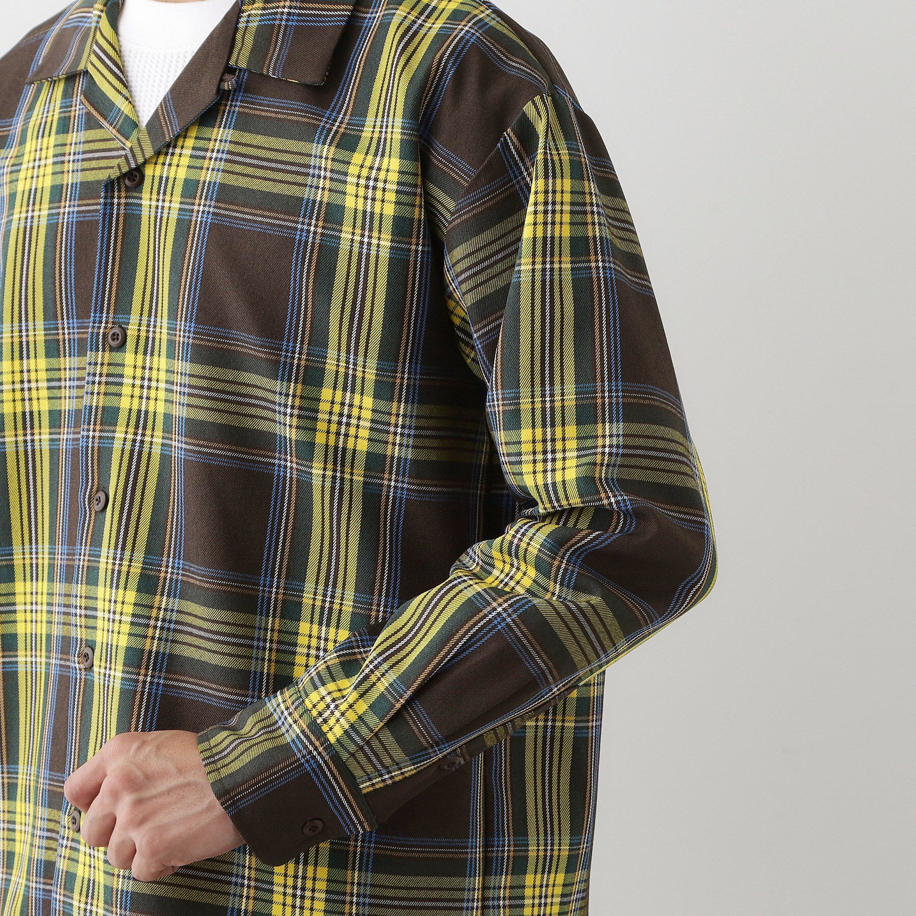 Dessin「【洗える】チェック柄シャツ」|シャツ・ブラウス|