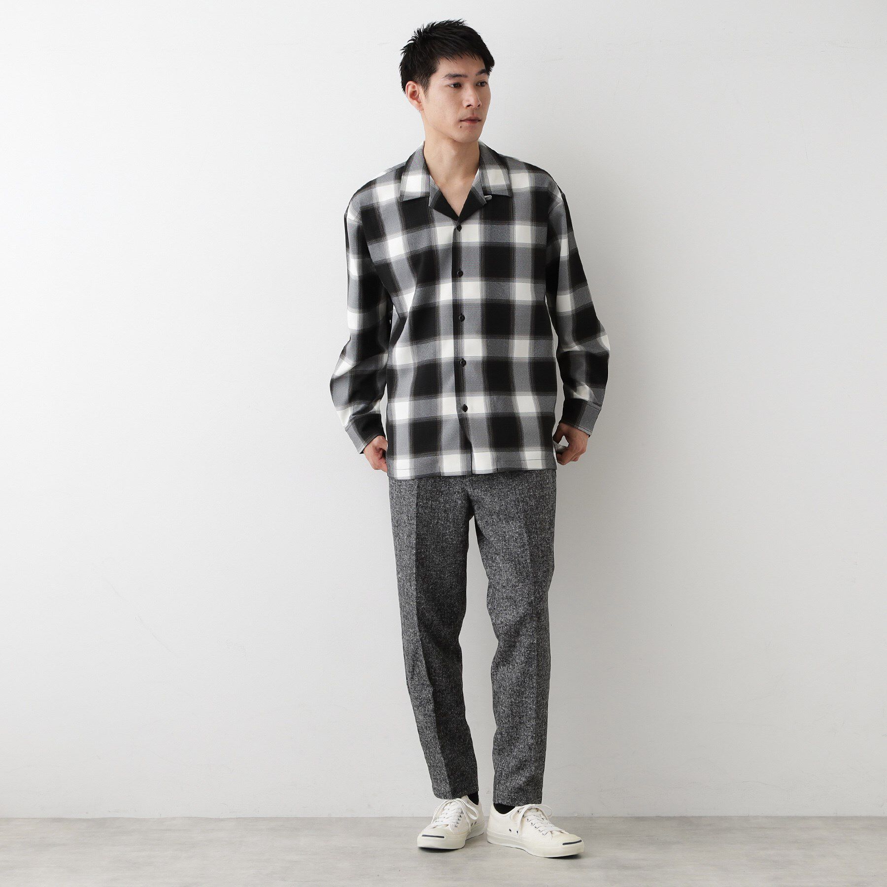 Dessin「【洗える】チェック柄シャツ」|シャツ・ブラウス|