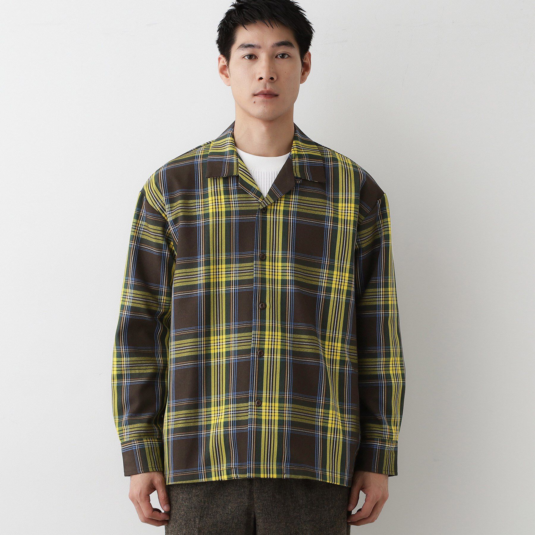 Dessin「【洗える】チェック柄シャツ」|シャツ・ブラウス|