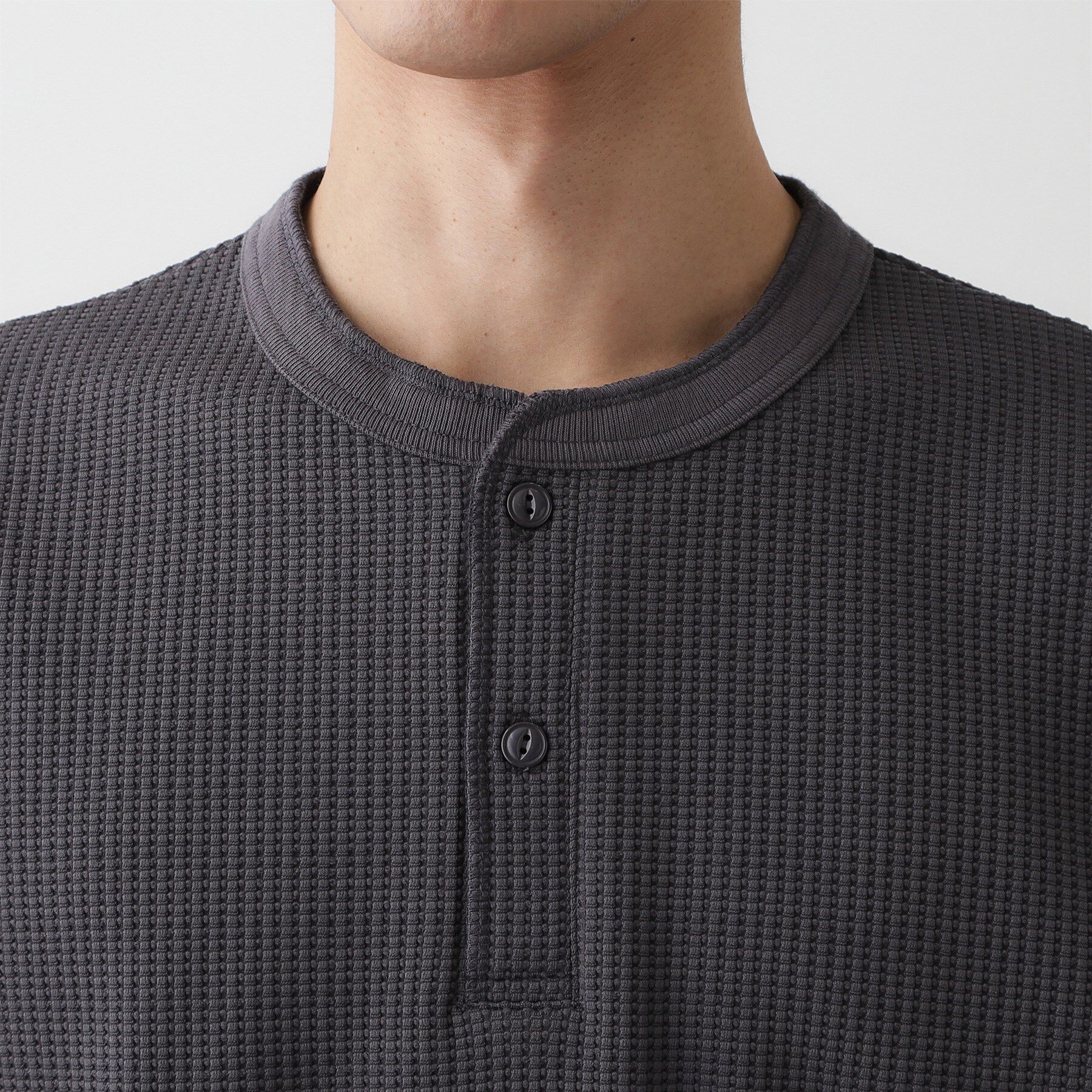 Dessin「【洗える】ソロテックスヘンリーネック」|Tシャツ・カットソー|