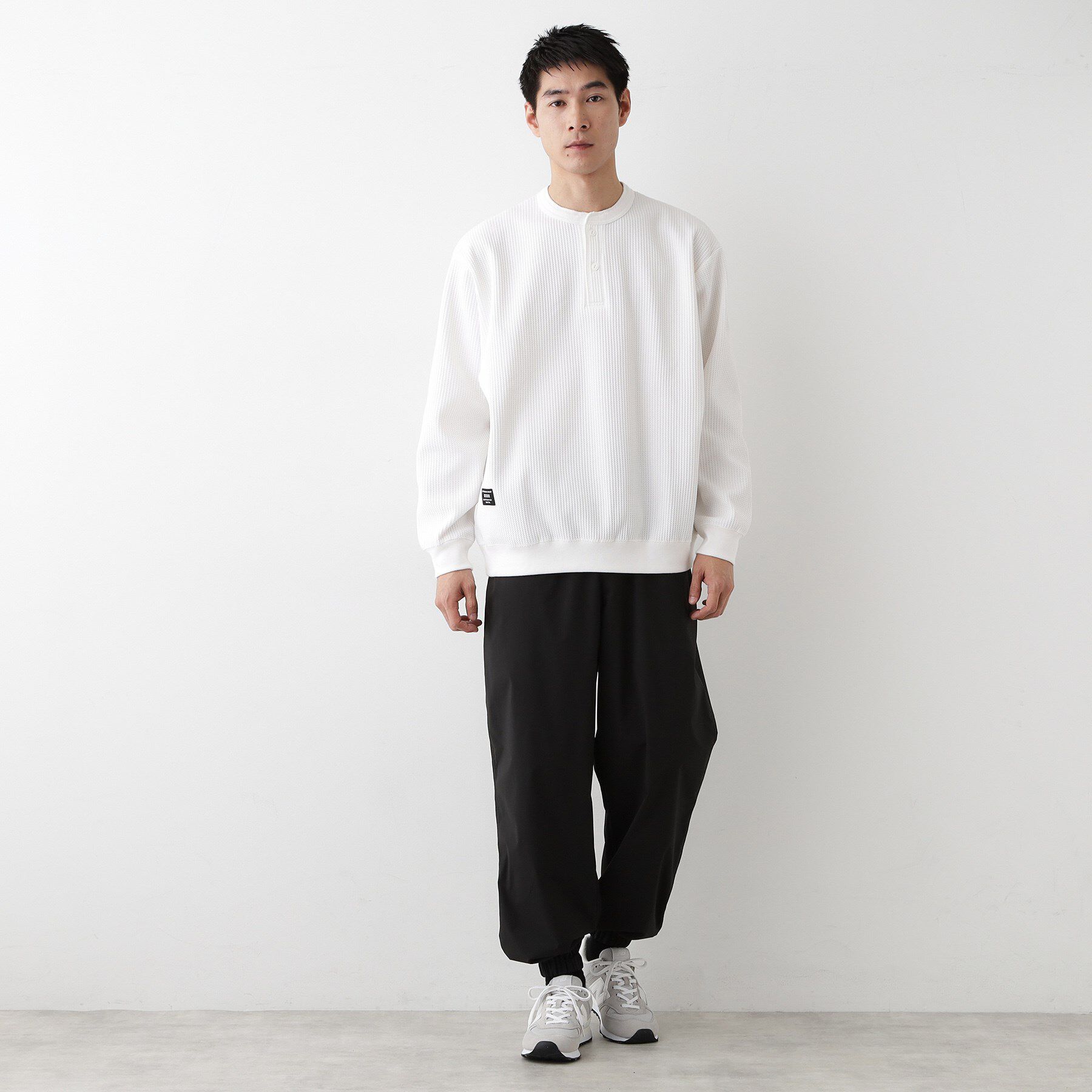 Dessin「【洗える】ソロテックスヘンリーネック」|Tシャツ・カットソー|