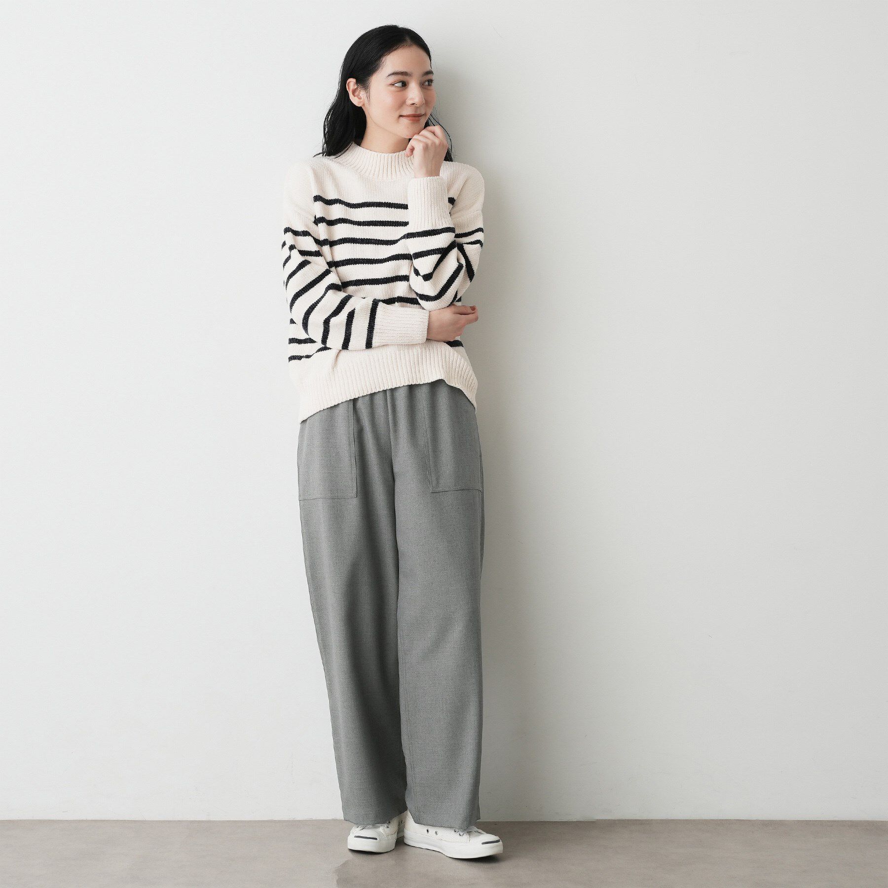 Dessin「【裏地付き/洗える】コンフォートワイドパンツ」|その他|