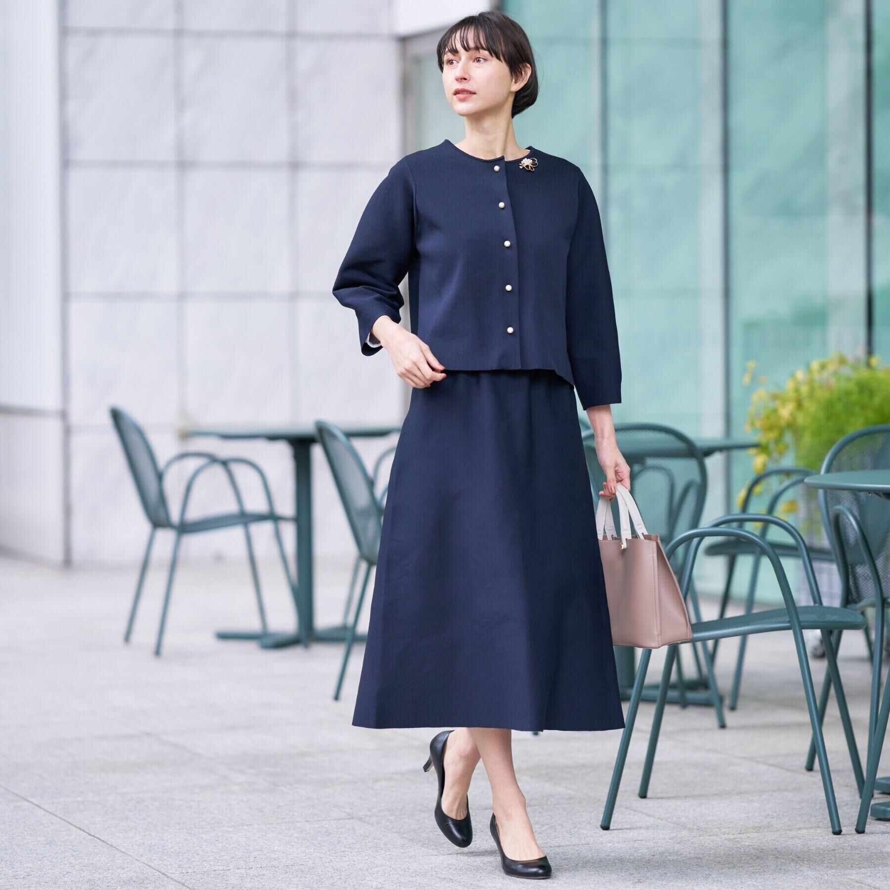 Dessin「【入卒/セレモニー/単品使い2WAY可能】ニットセットアップ」|スーツ|