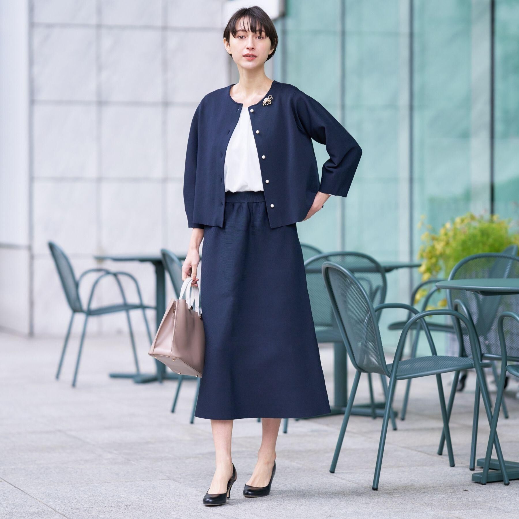 Dessin「【入卒/セレモニー/単品使い2WAY可能】ニットセットアップ」|スーツ|