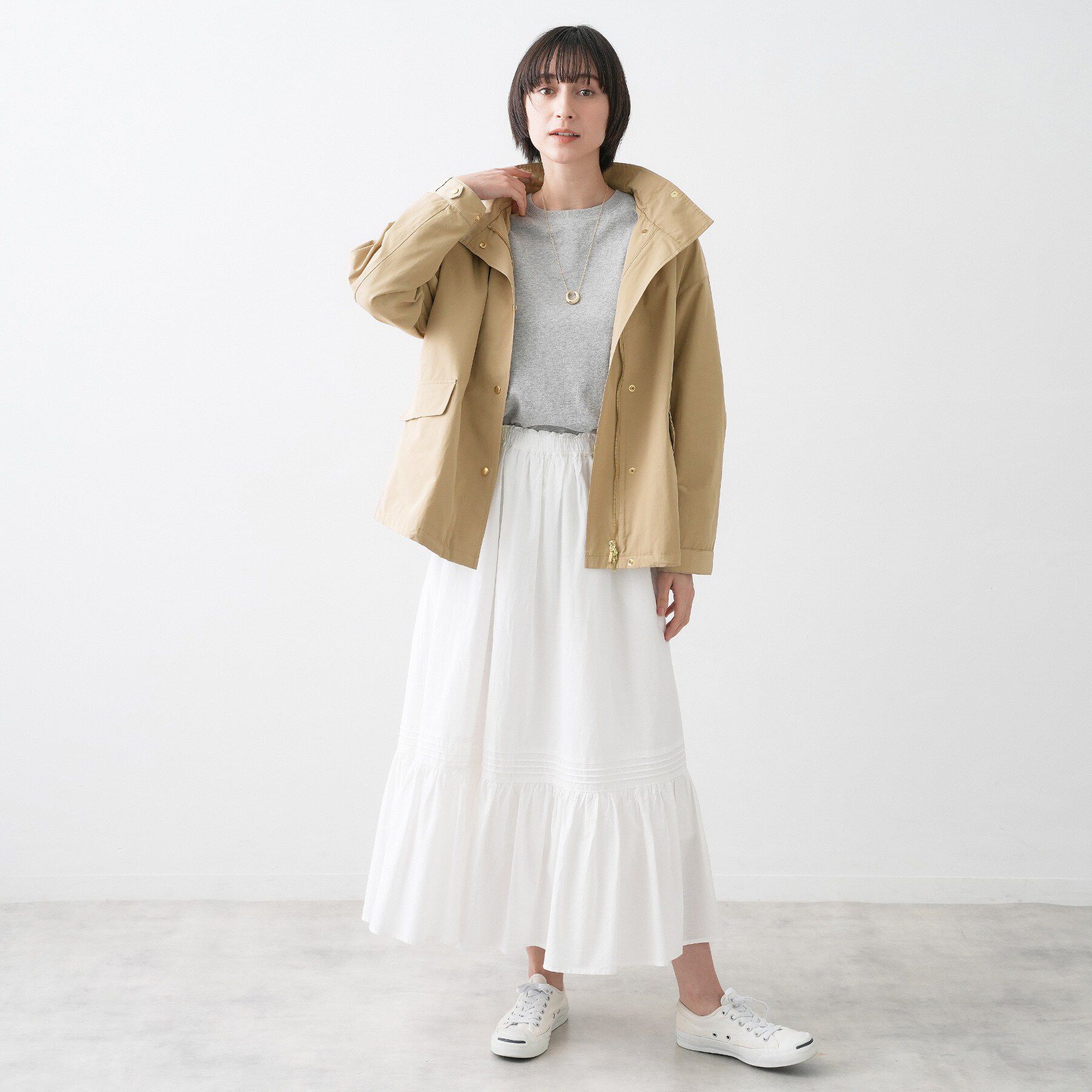 Dessin「【撥水/2WAY】フーディーブルゾン」|ブルゾン・スタジャン|