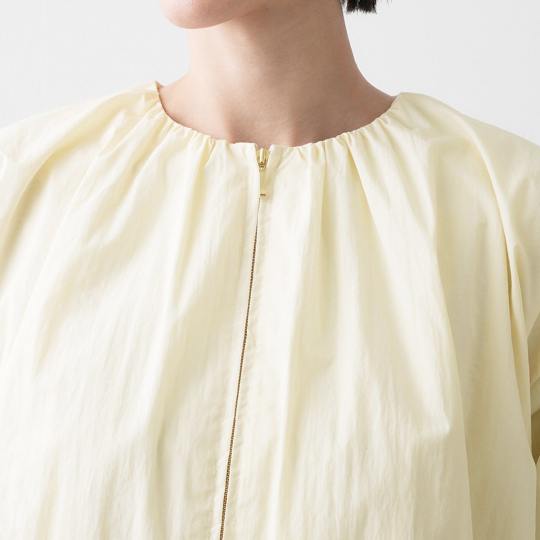 Dessin「【洗える】コットンナイロンバルーンヘムブルゾン」|ブルゾン・スタジャン|