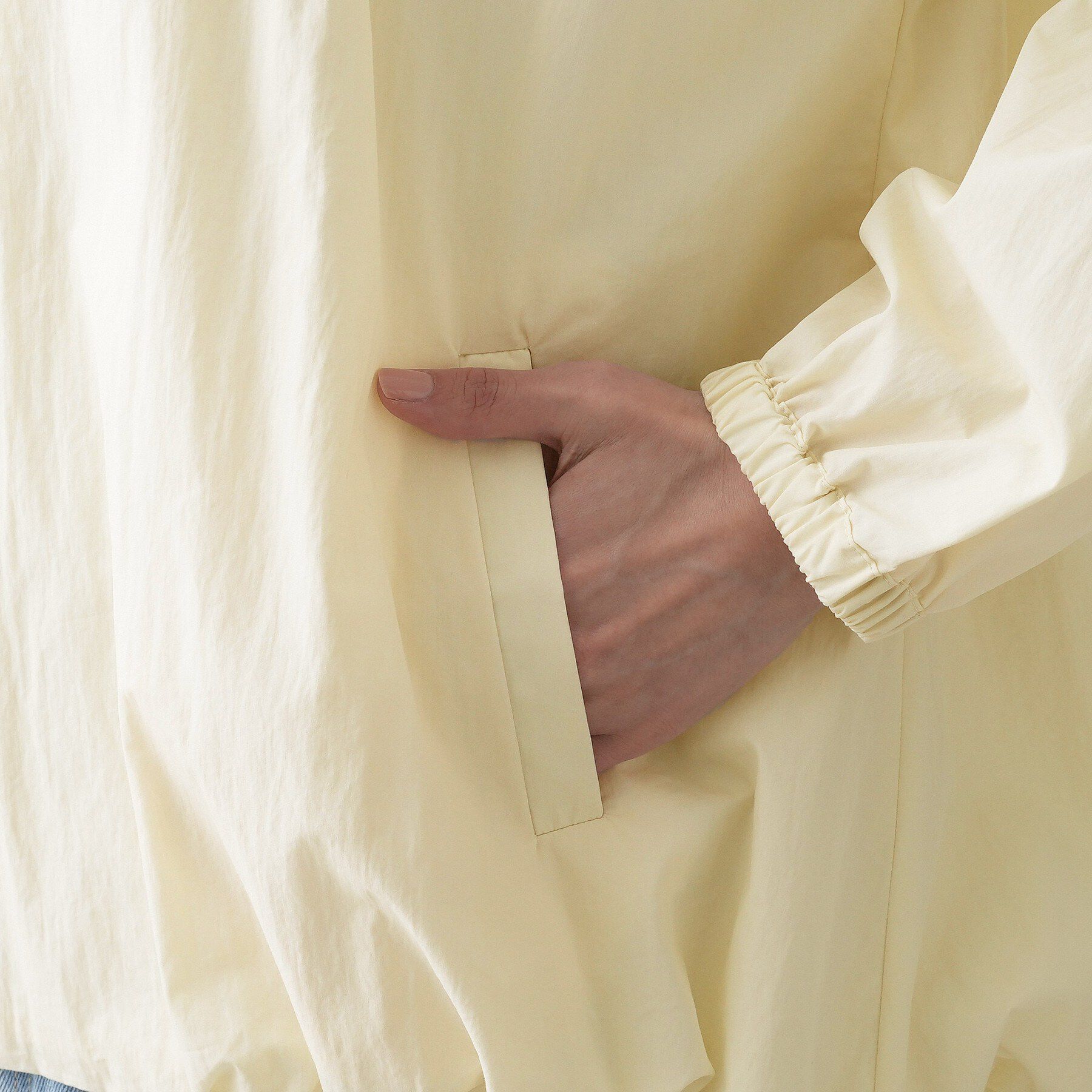 Dessin「【洗える】コットンナイロンバルーンヘムブルゾン」|ブルゾン・スタジャン|